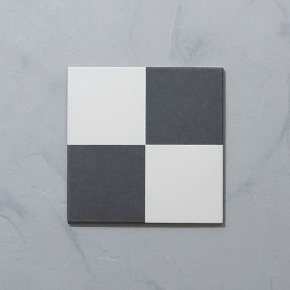 Bert & May Chequerboard Old Iron Porcelain - Hyperion Tiles