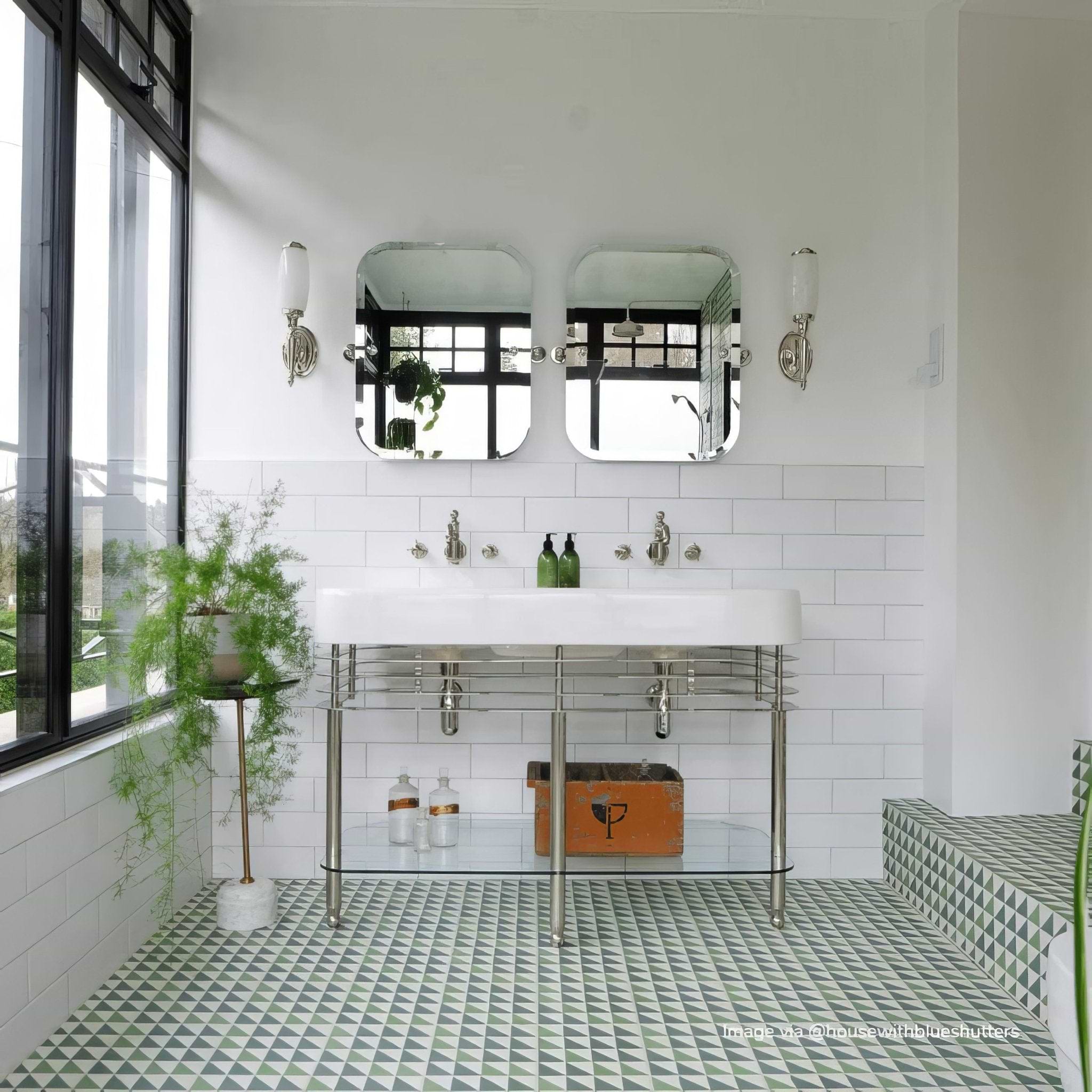 Bert & May Green Majadas Porcelain - Hyperion Tiles