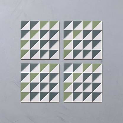 Bert & May Green Majadas Porcelain - Hyperion Tiles