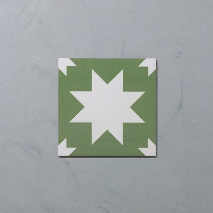 Bert & May Green Pradena Porcelain - Hyperion Tiles