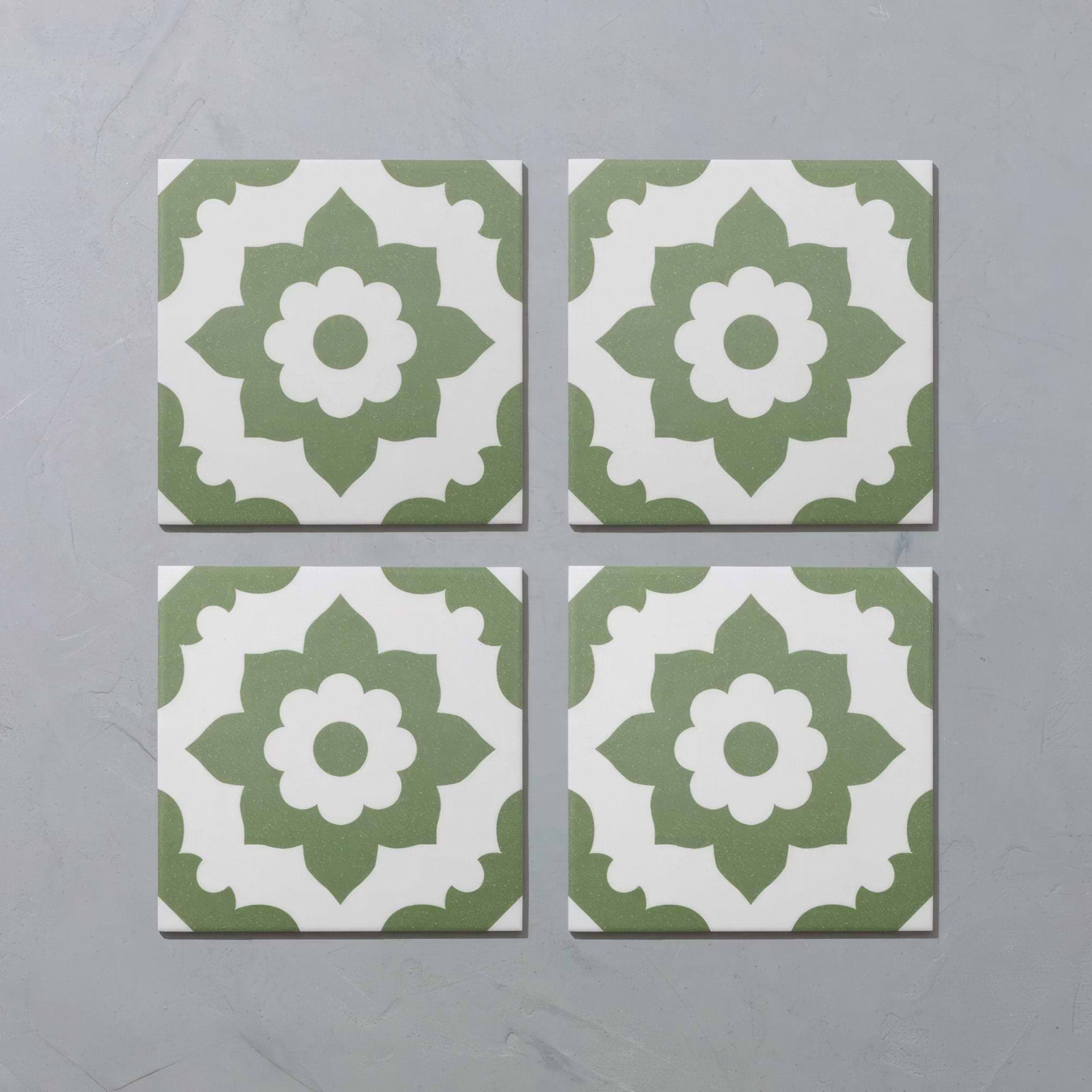 Bert & May Green Santona Porcelain - Hyperion Tiles