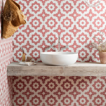 Bert & May Pink Santona Porcelain - Hyperion Tiles