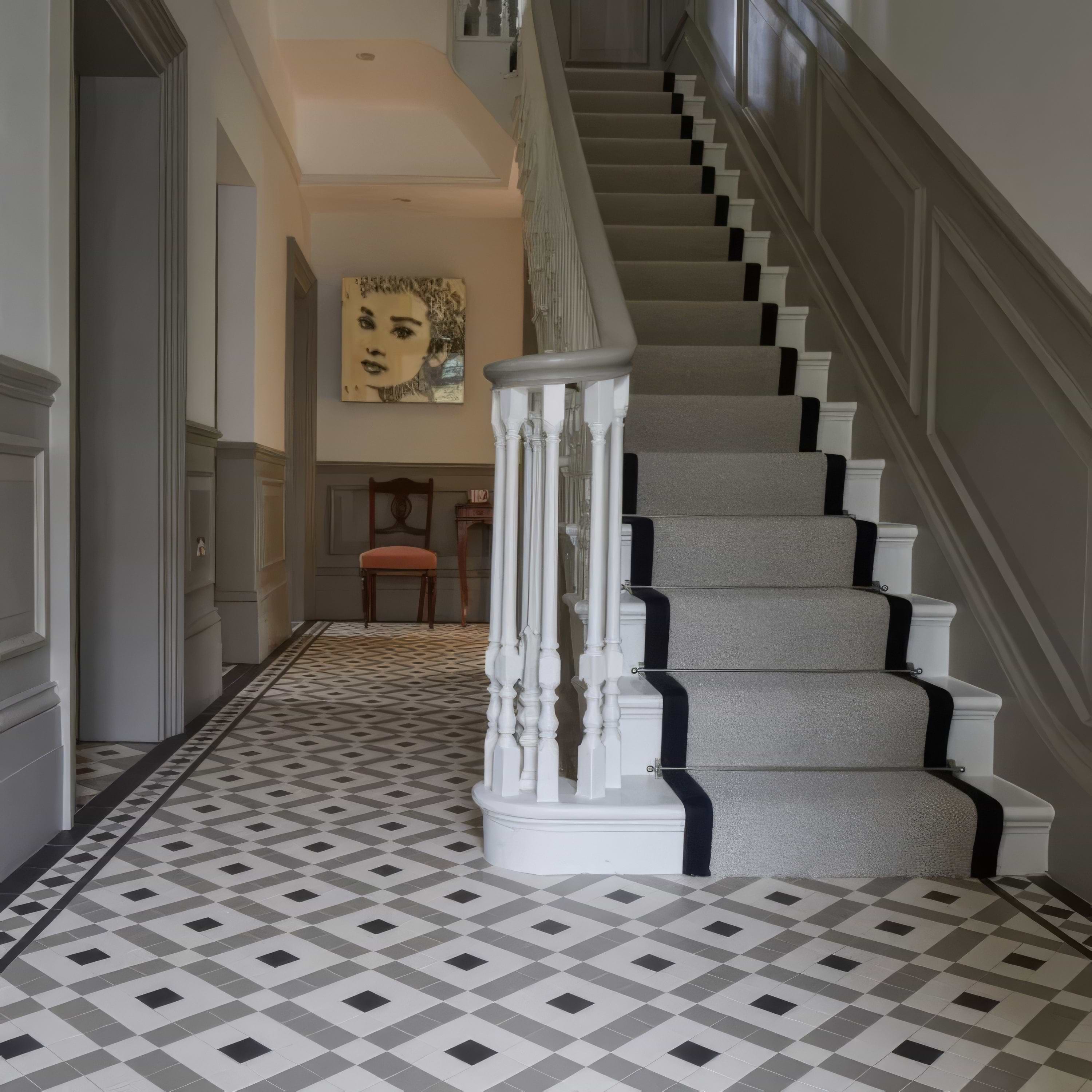 Exeter Black, Dover White & Holkham Dune By Hyperion Tiles