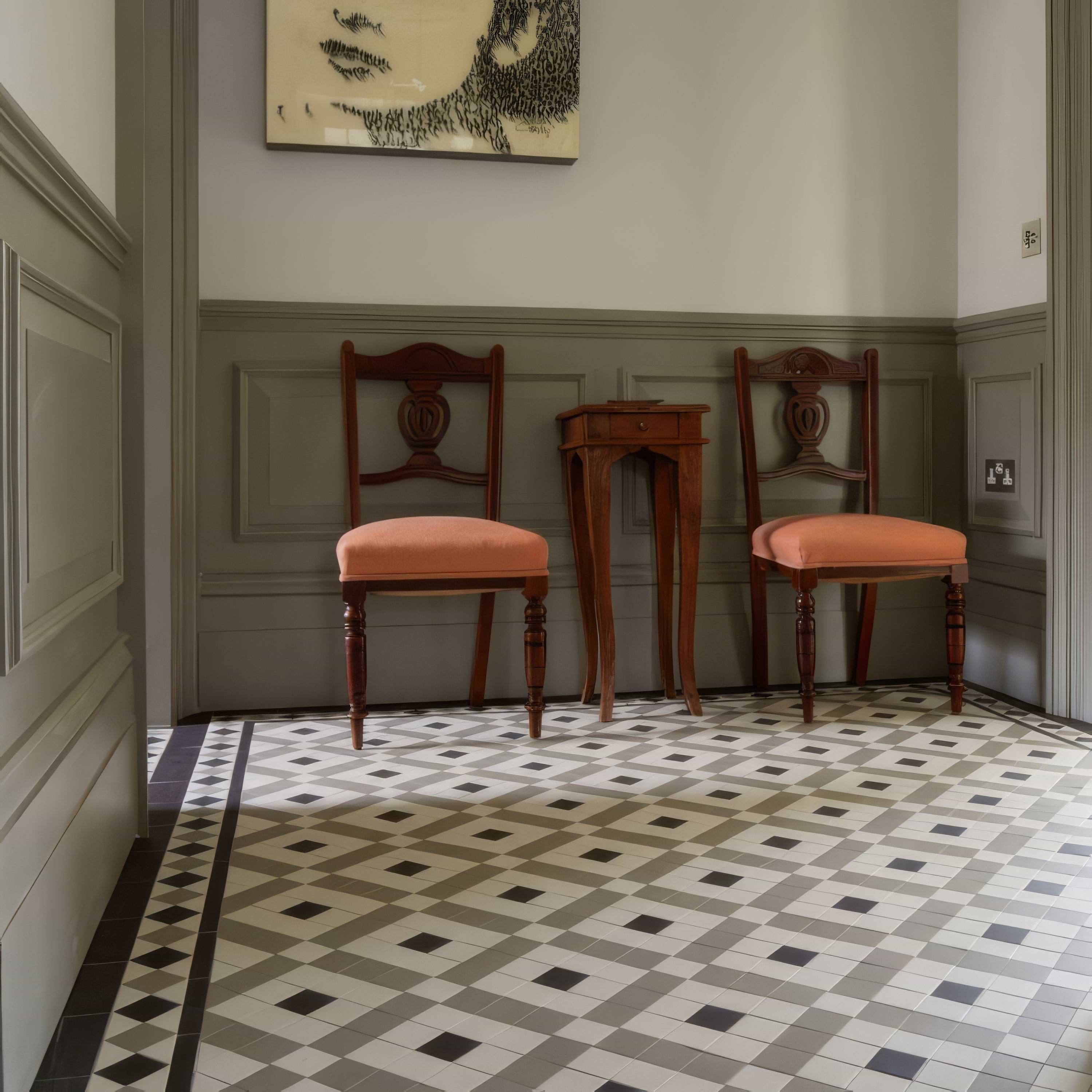 Exeter Black, Dover White & Holkham Dune By Hyperion Tiles