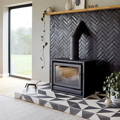 Black Alalpardo Tile - Hyperion Tiles