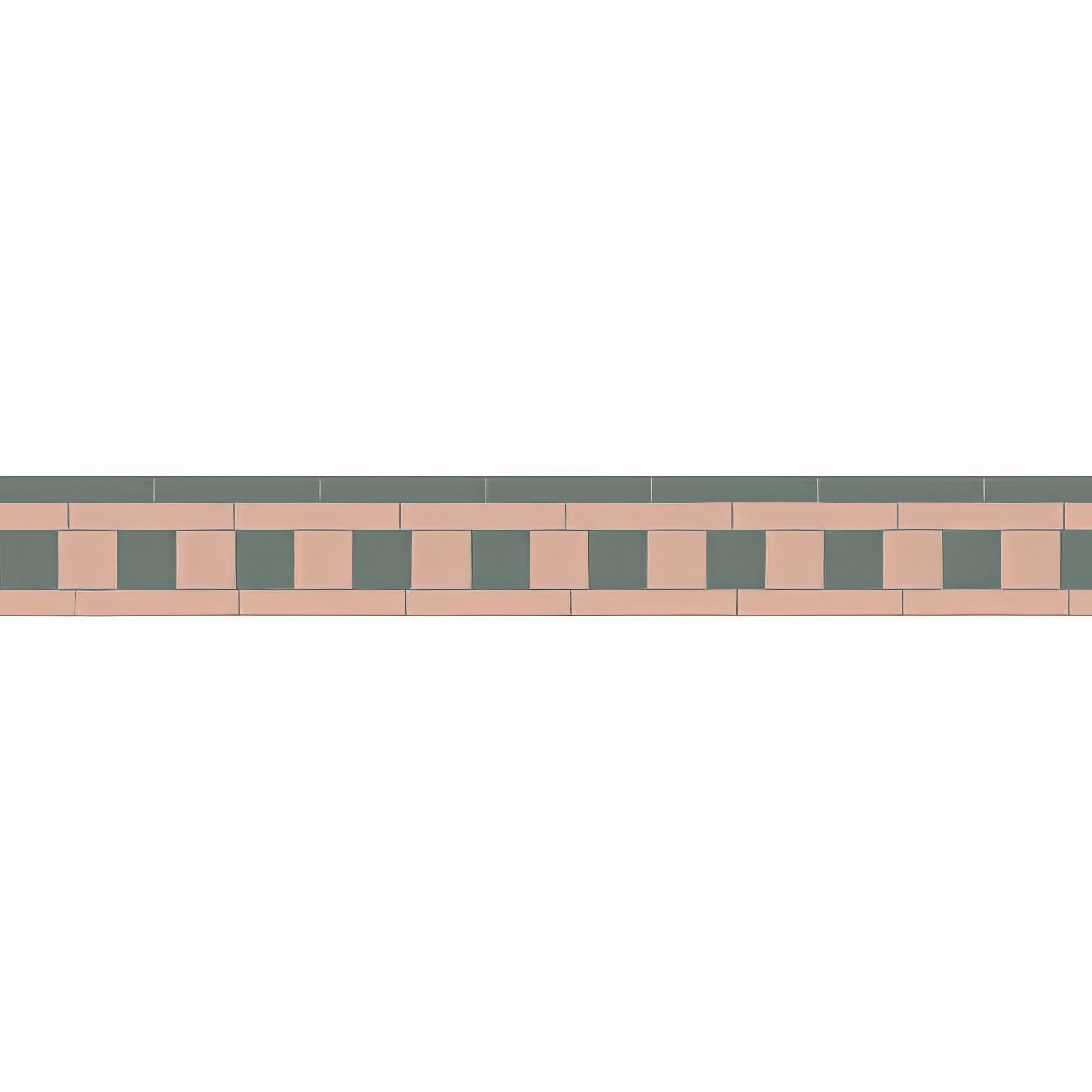 Blake Carnation Pink & Revival Grey By Hyperion Tiles