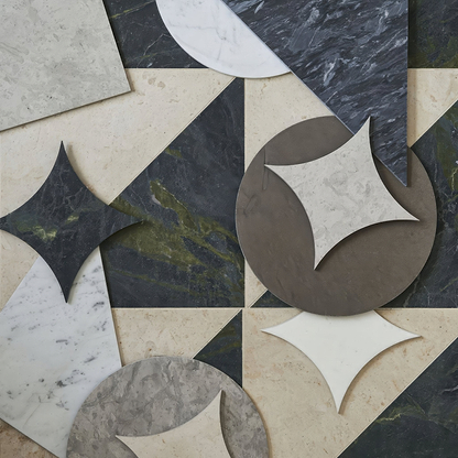 Blends Grigio Circle - Hyperion Tiles