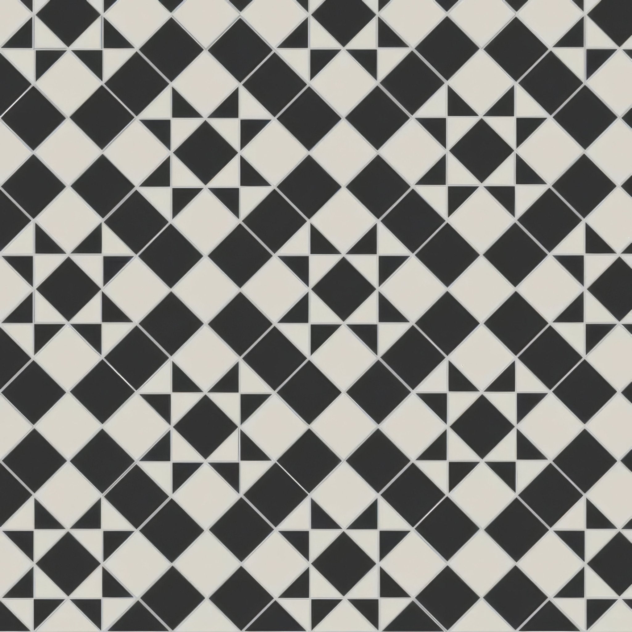 Blenheim Black and Dover White - Hyperion Tiles