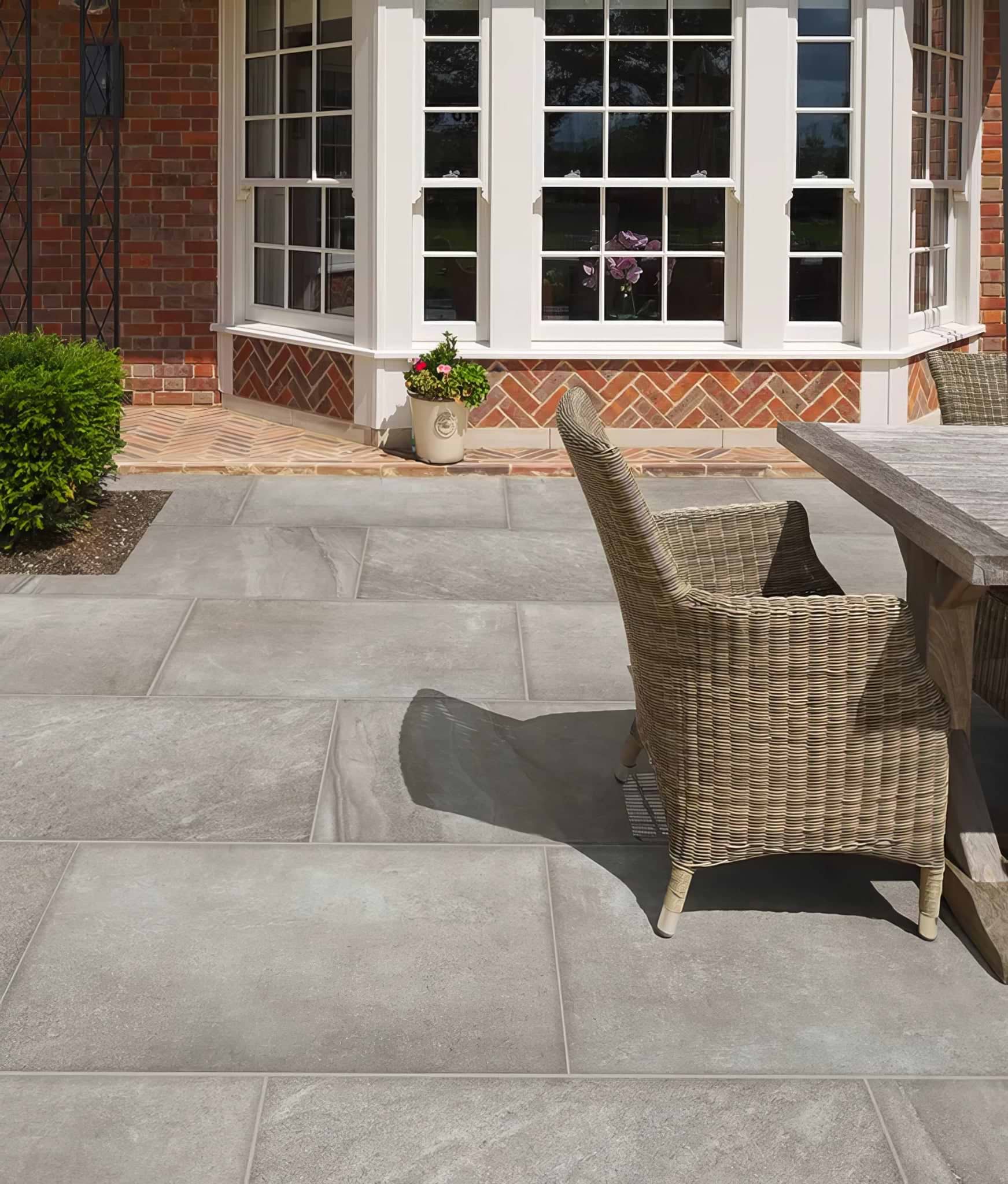 Blenheim Paving Porcelain White - Hyperion Tiles