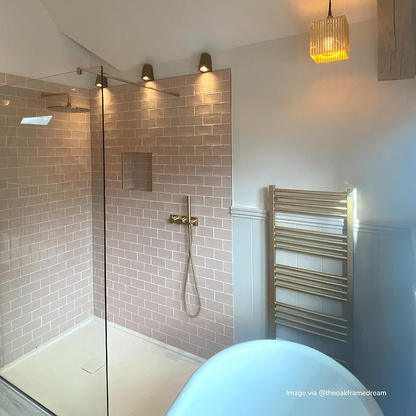 Blush Glazed Metro Tile - Hyperion Tiles