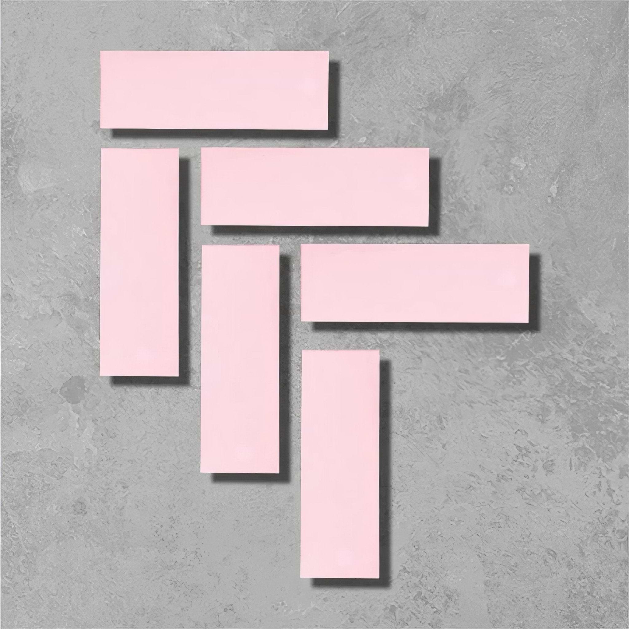 Blush Herringbone Tile - Hyperion Tiles