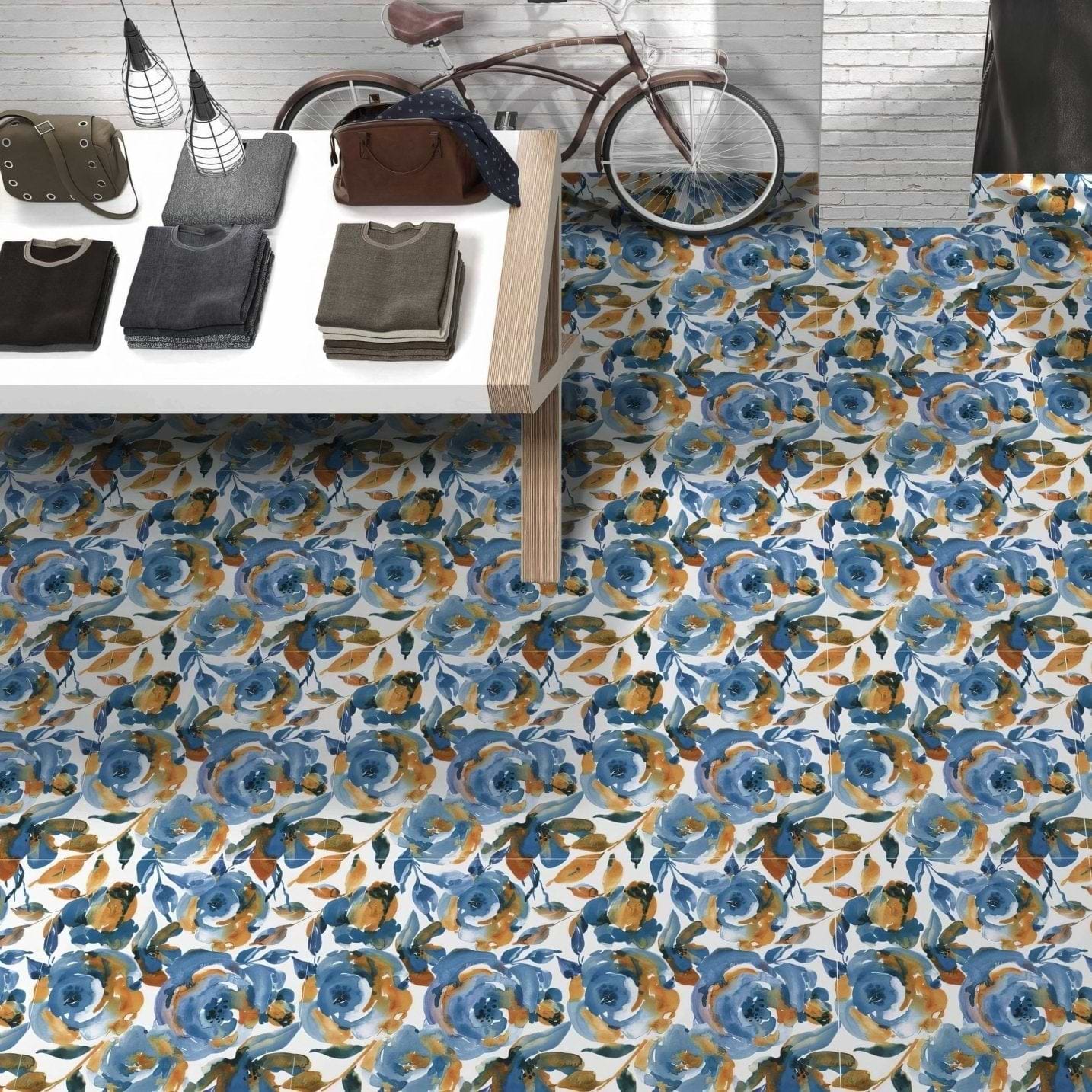 Botanicals Heavenly Blue - Hyperion Tiles