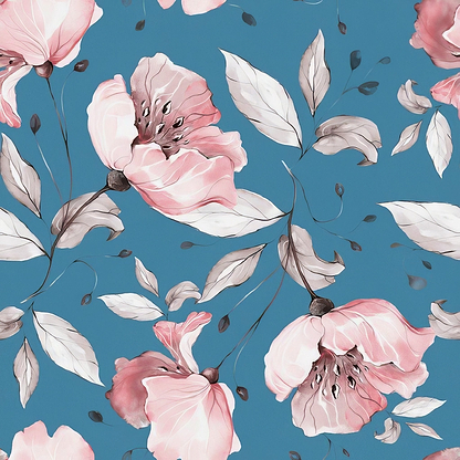 Botanicals Pink Poppy - Hyperion Tiles