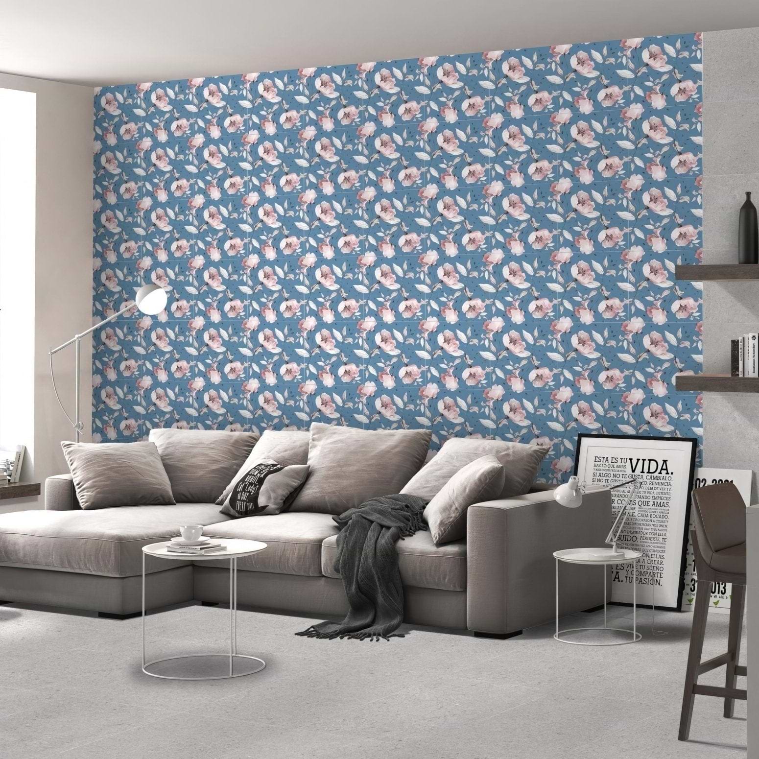 Botanicals Pink Poppy - Hyperion Tiles