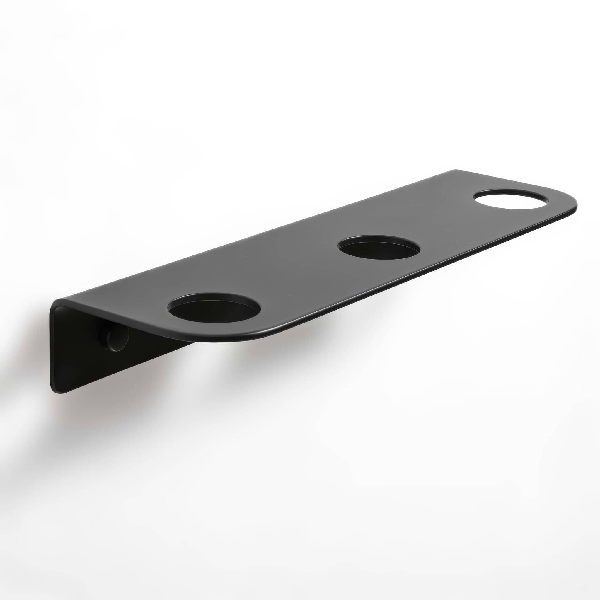 Bottle Holder 3 Hole Black - Hyperion Tiles