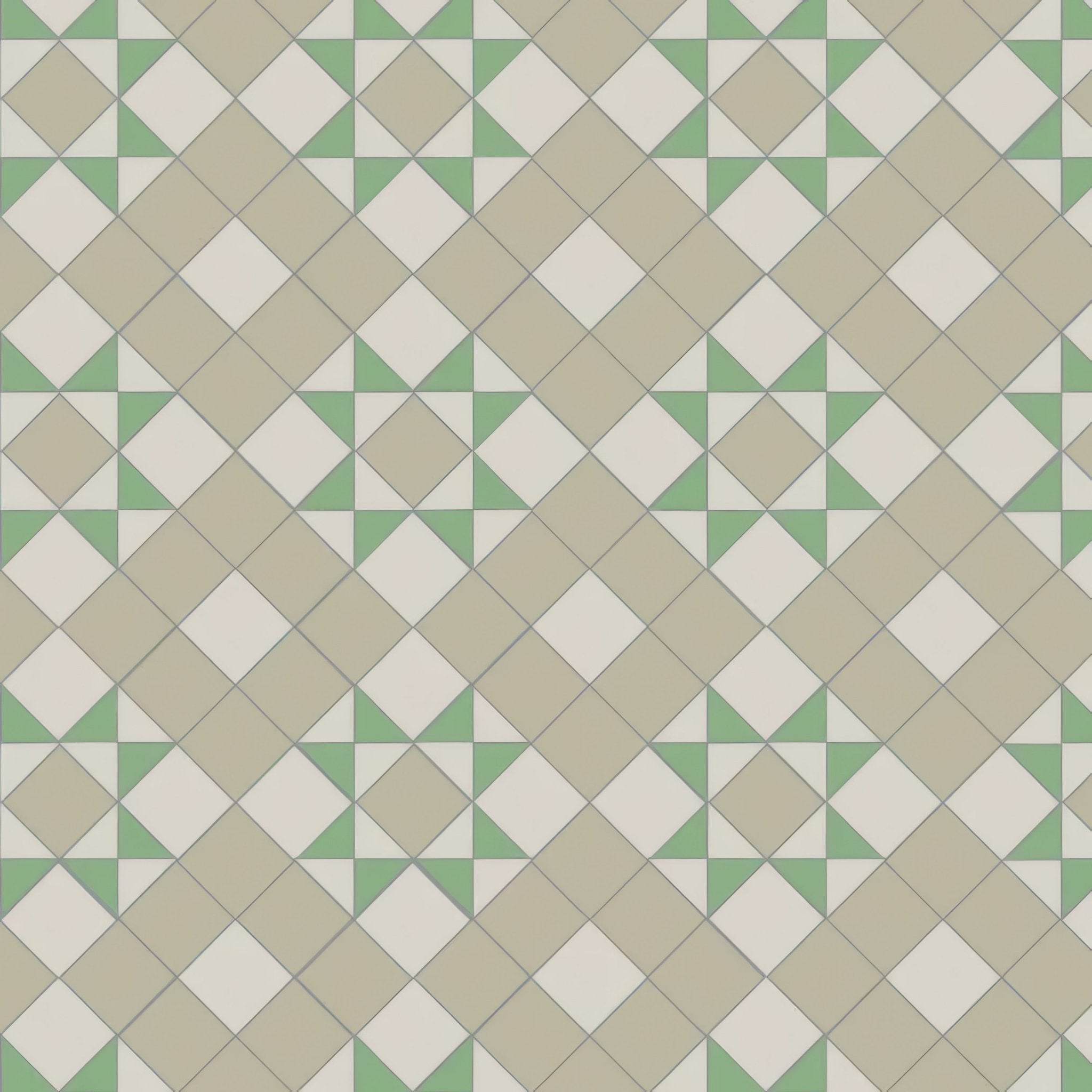 Braemar Chester Mews, Dover White & Spring Green - Hyperion Tiles