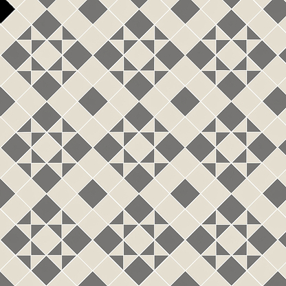Braemar Revival Grey and Dover White - Hyperion Tiles