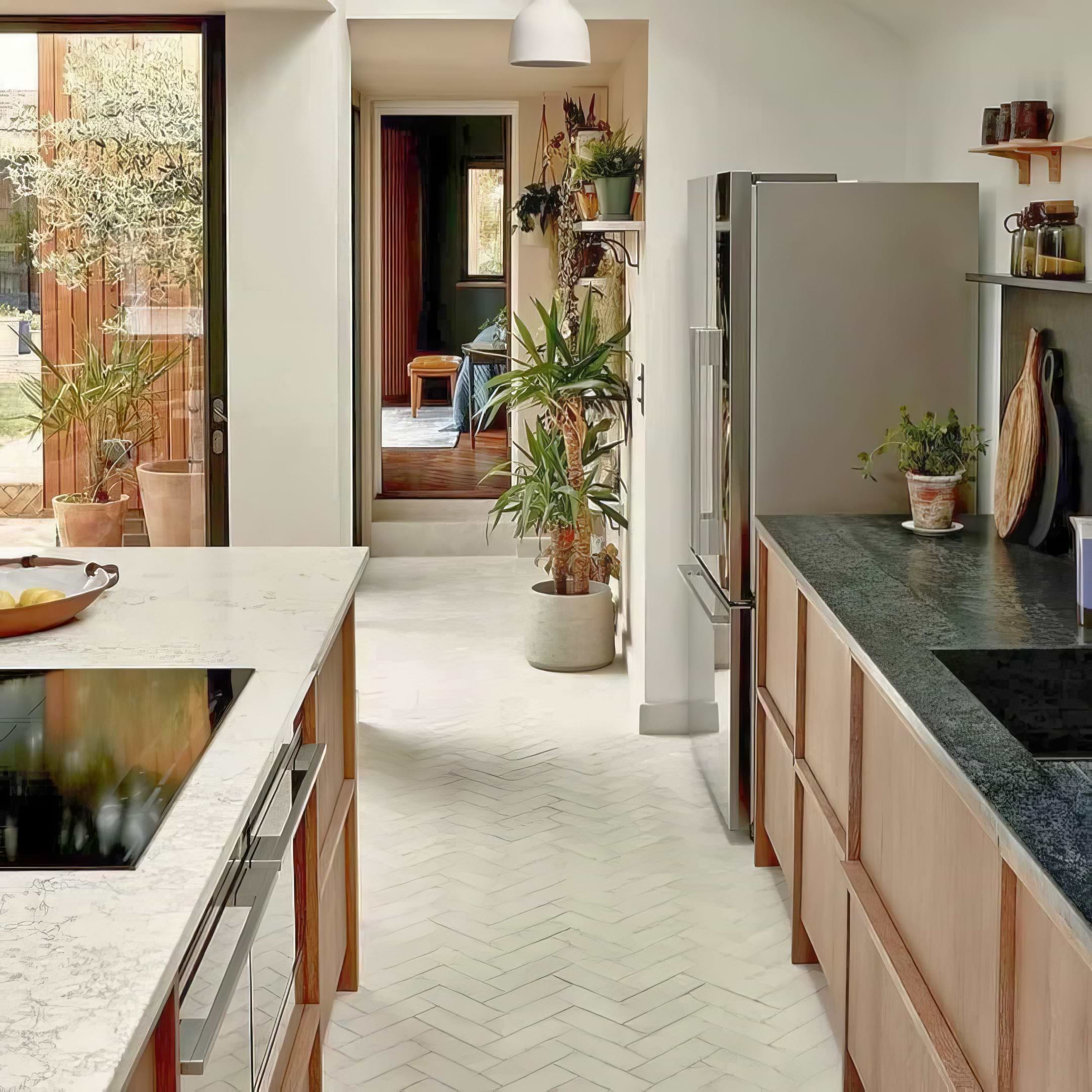 Brighton Stone Herringbone Tile - Hyperion Tiles