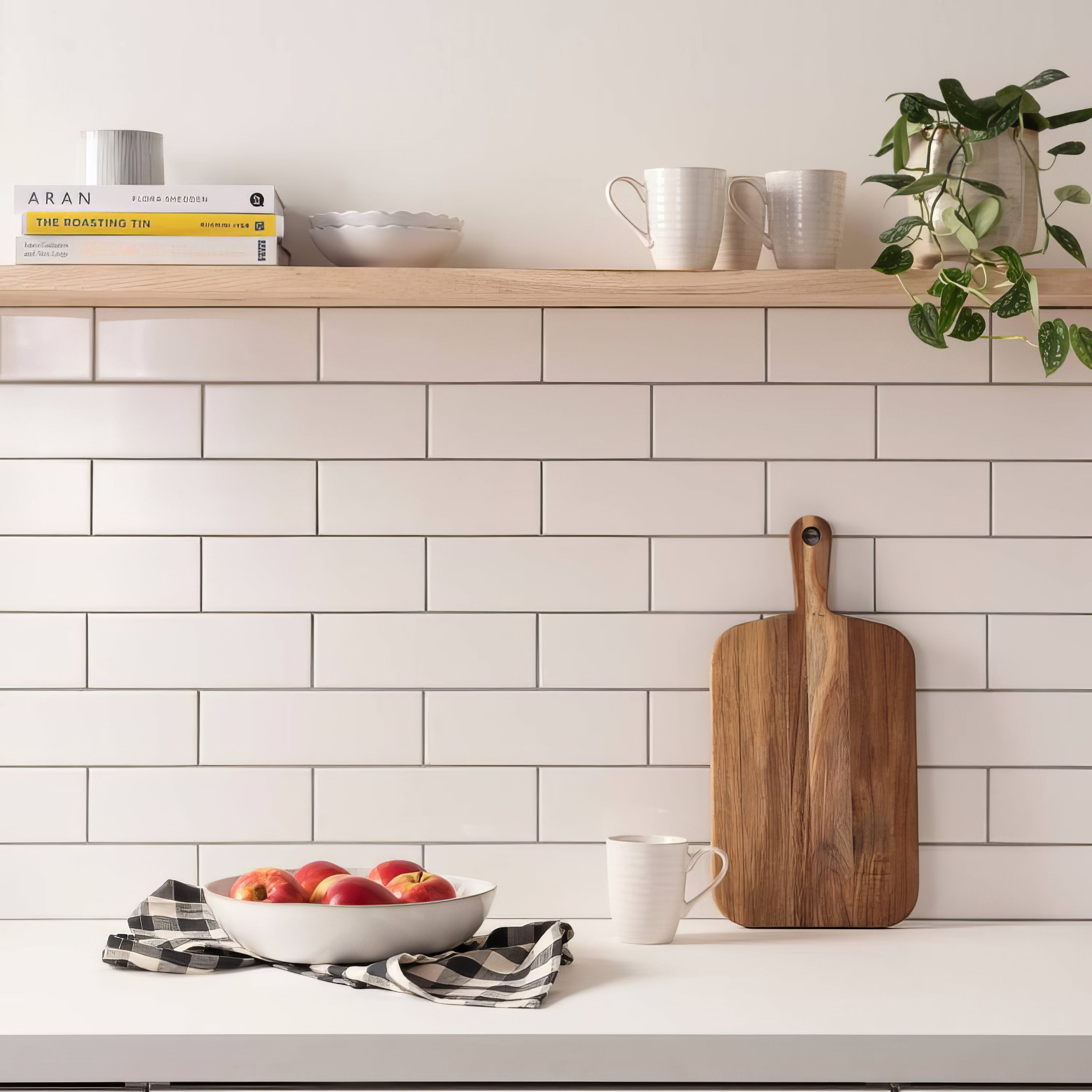 Brilliant White Large Brick - Hyperion Tiles