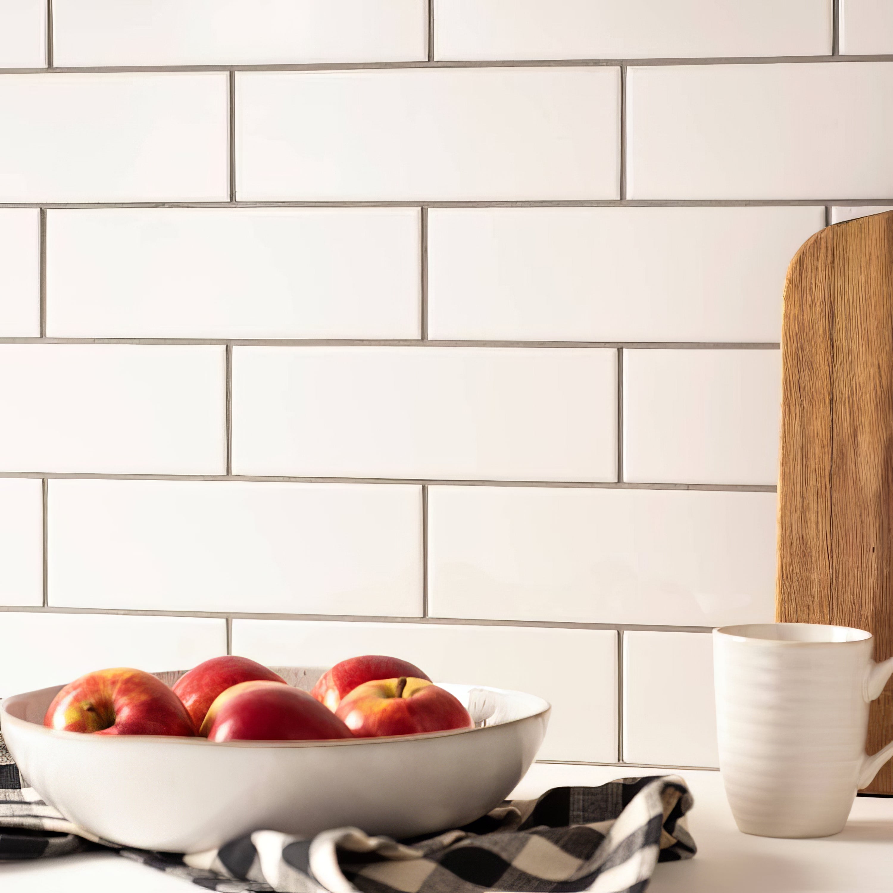 Brilliant White Large Brick - Hyperion Tiles