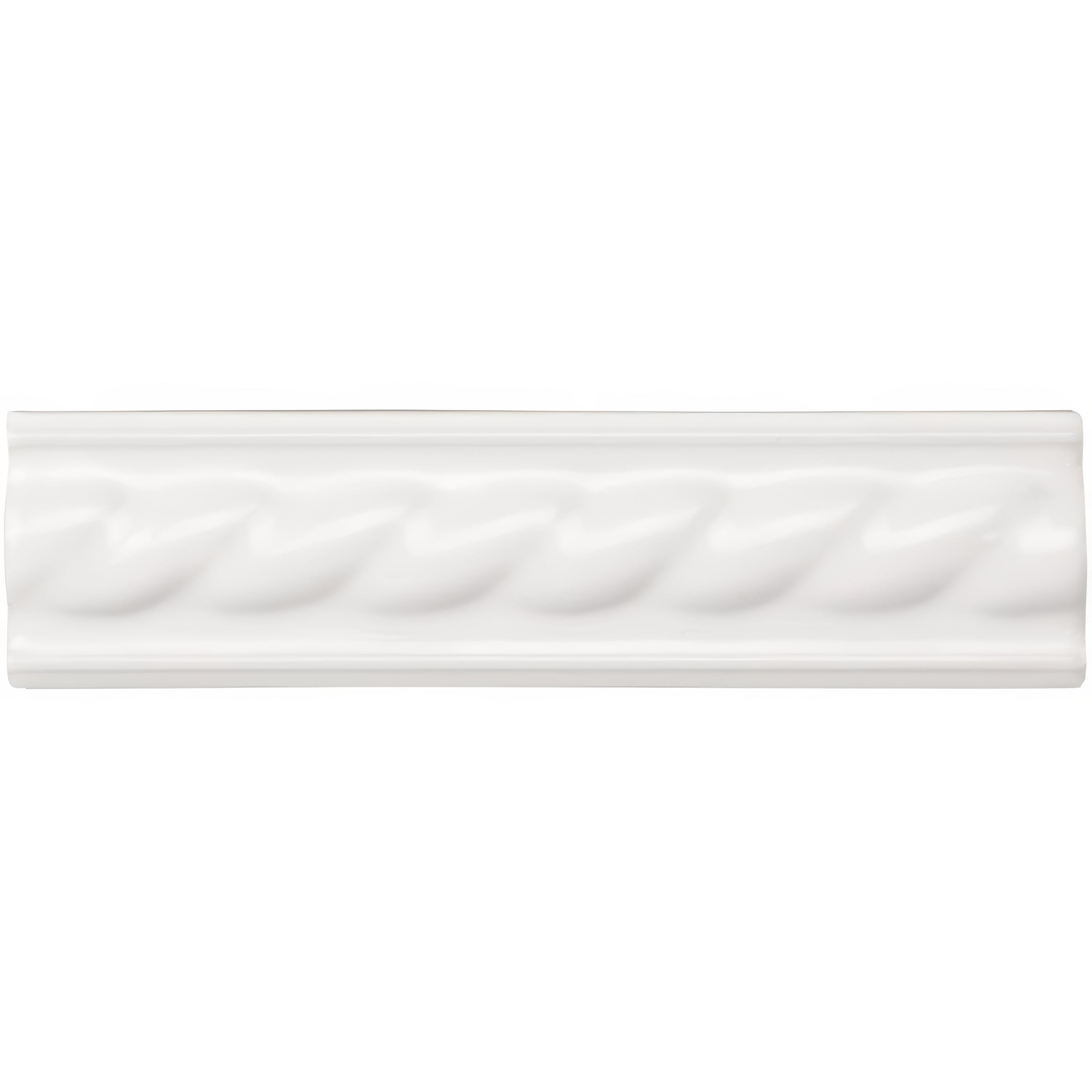 Brilliant White Rope Moulding - Hyperion Tiles