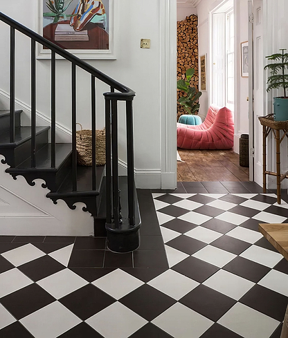 Brompton Porcelain Field Liquorice - Hyperion Tiles