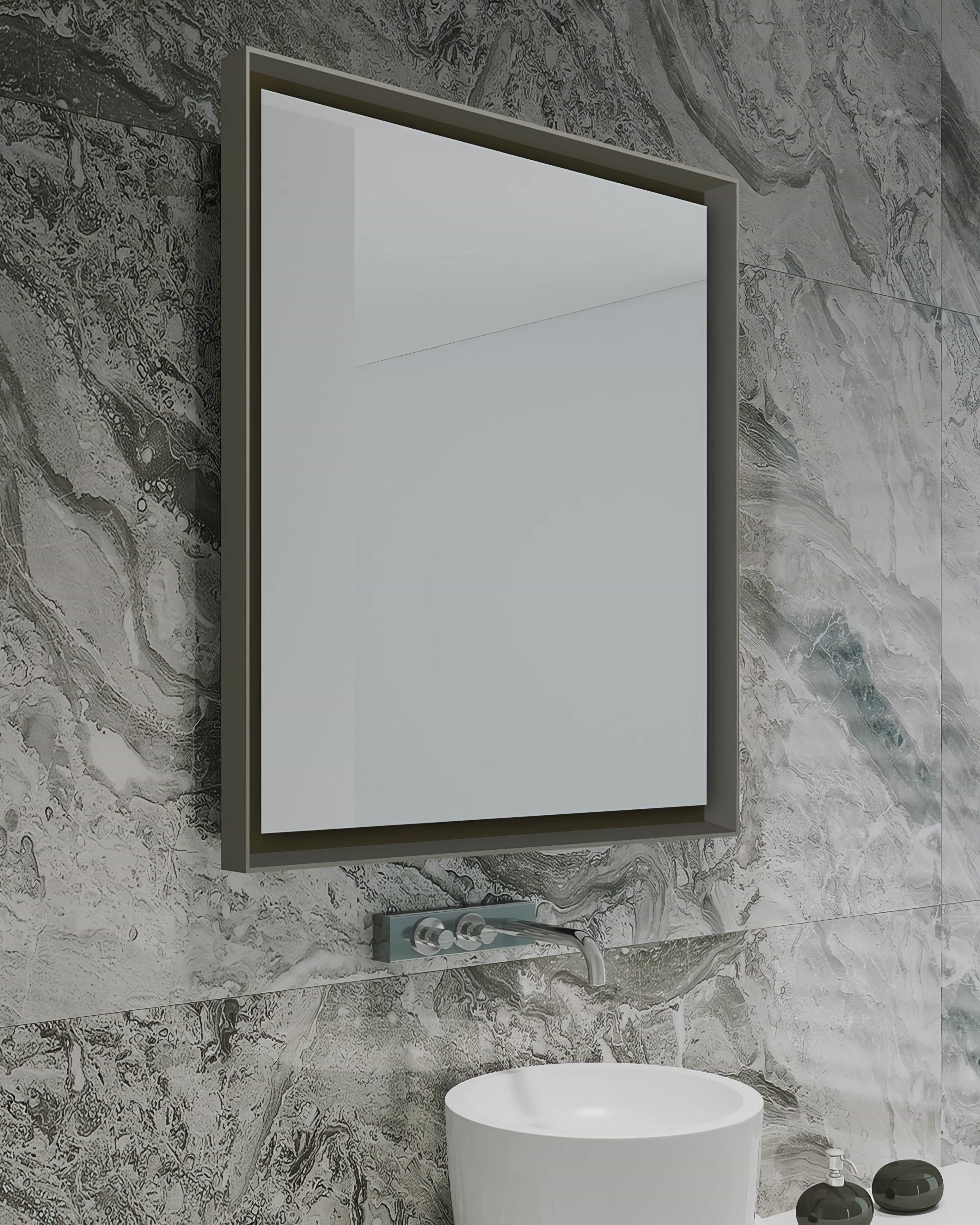 Brooklyn Mirror 60 Brushed Bronze - Hyperion Tiles