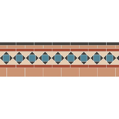 Browning Blue Black and Red - Hyperion Tiles
