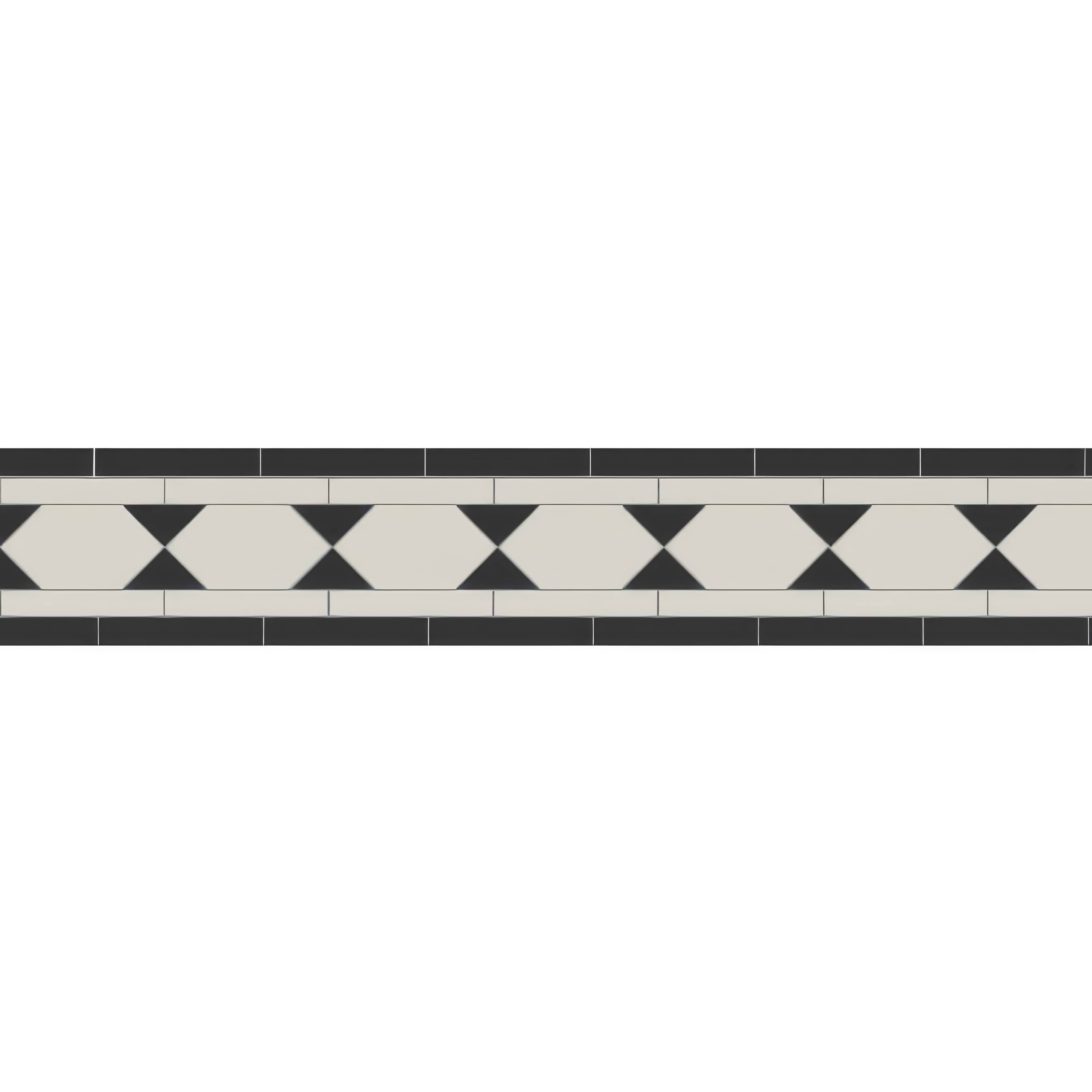 Brunel Black & Dover White By Hyperion Tiles