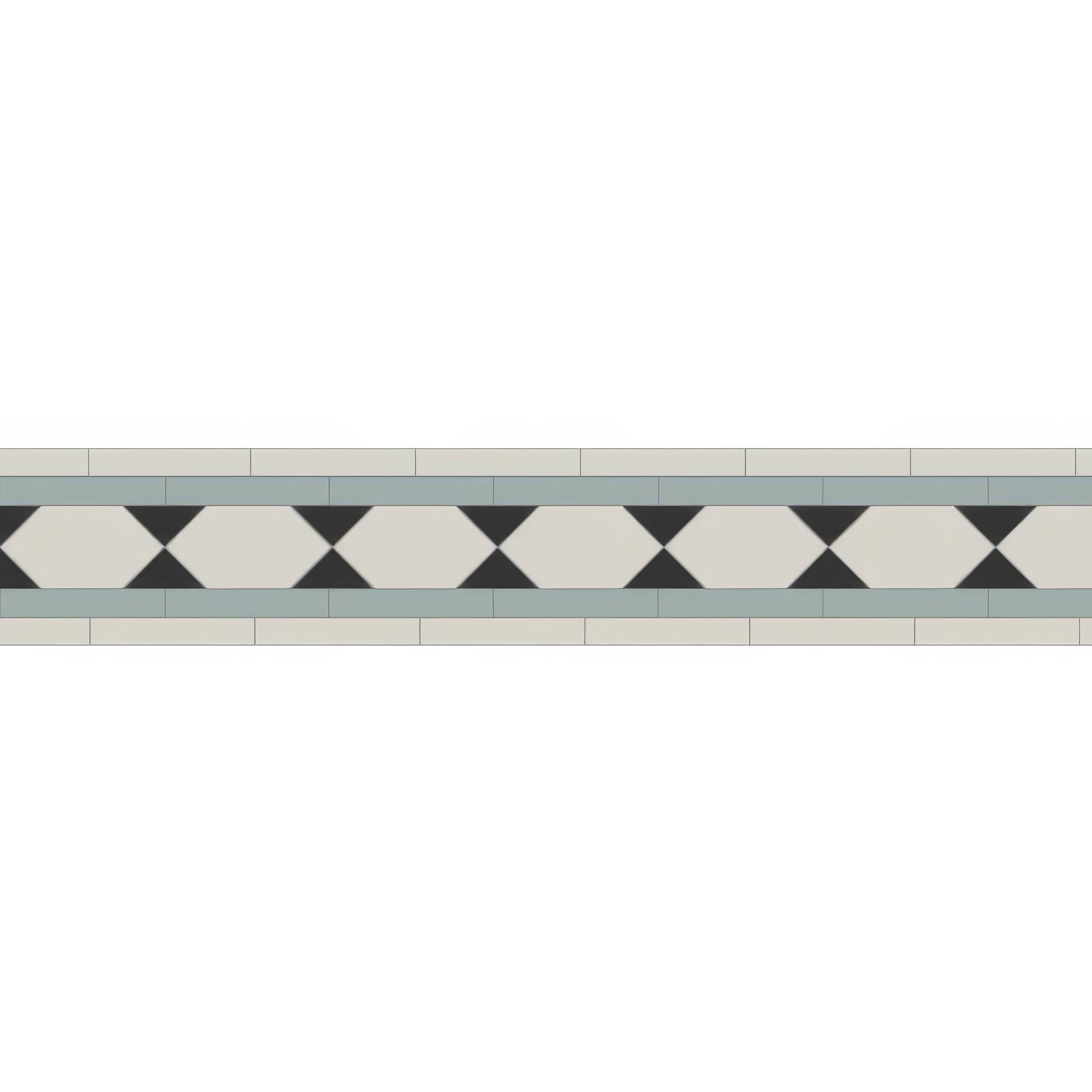 Brunel Black, Dover White & Grey By Hyperion Tiles