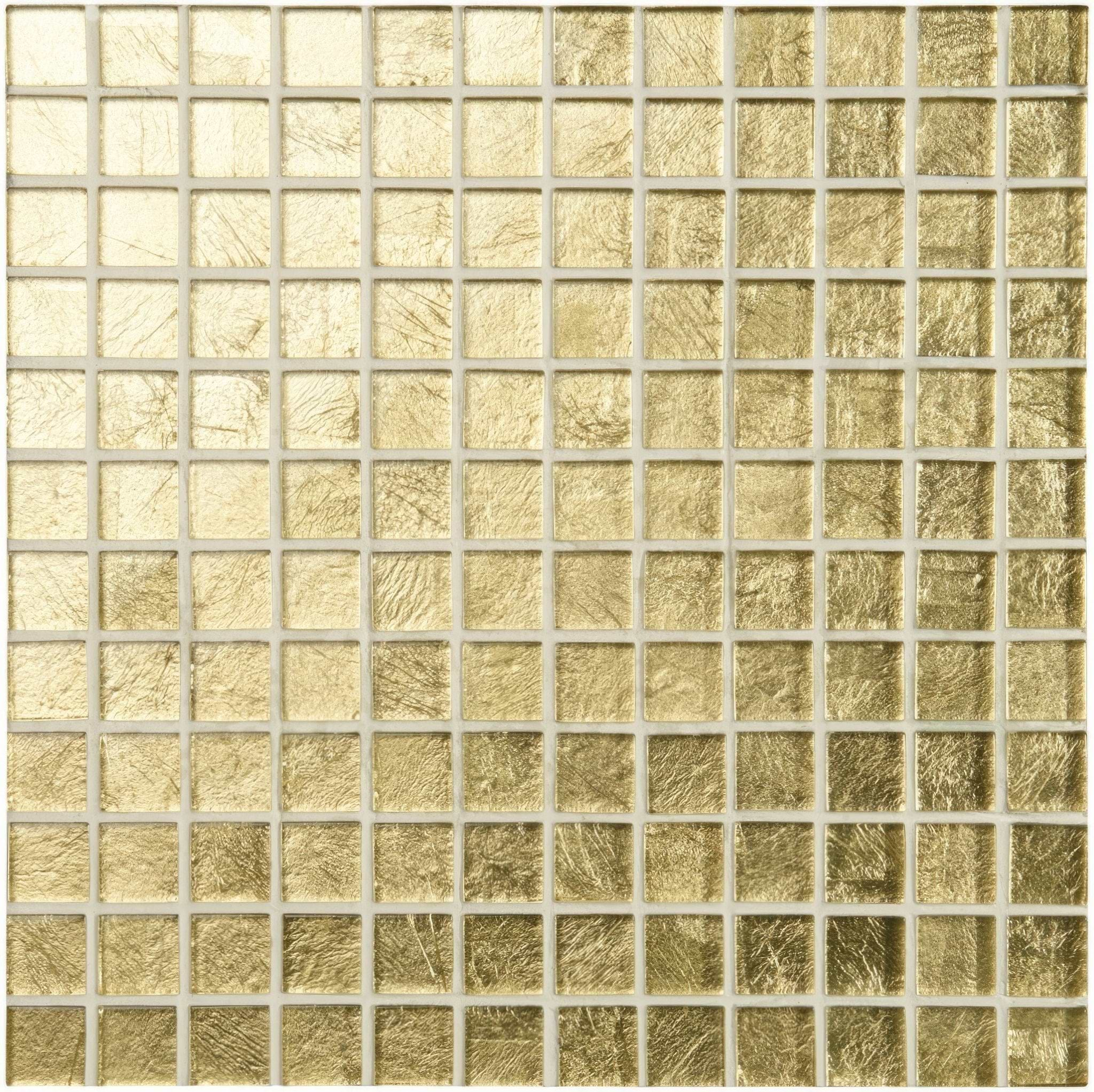 Bullion Gold Rush Glass Mosaic - Hyperion Tiles