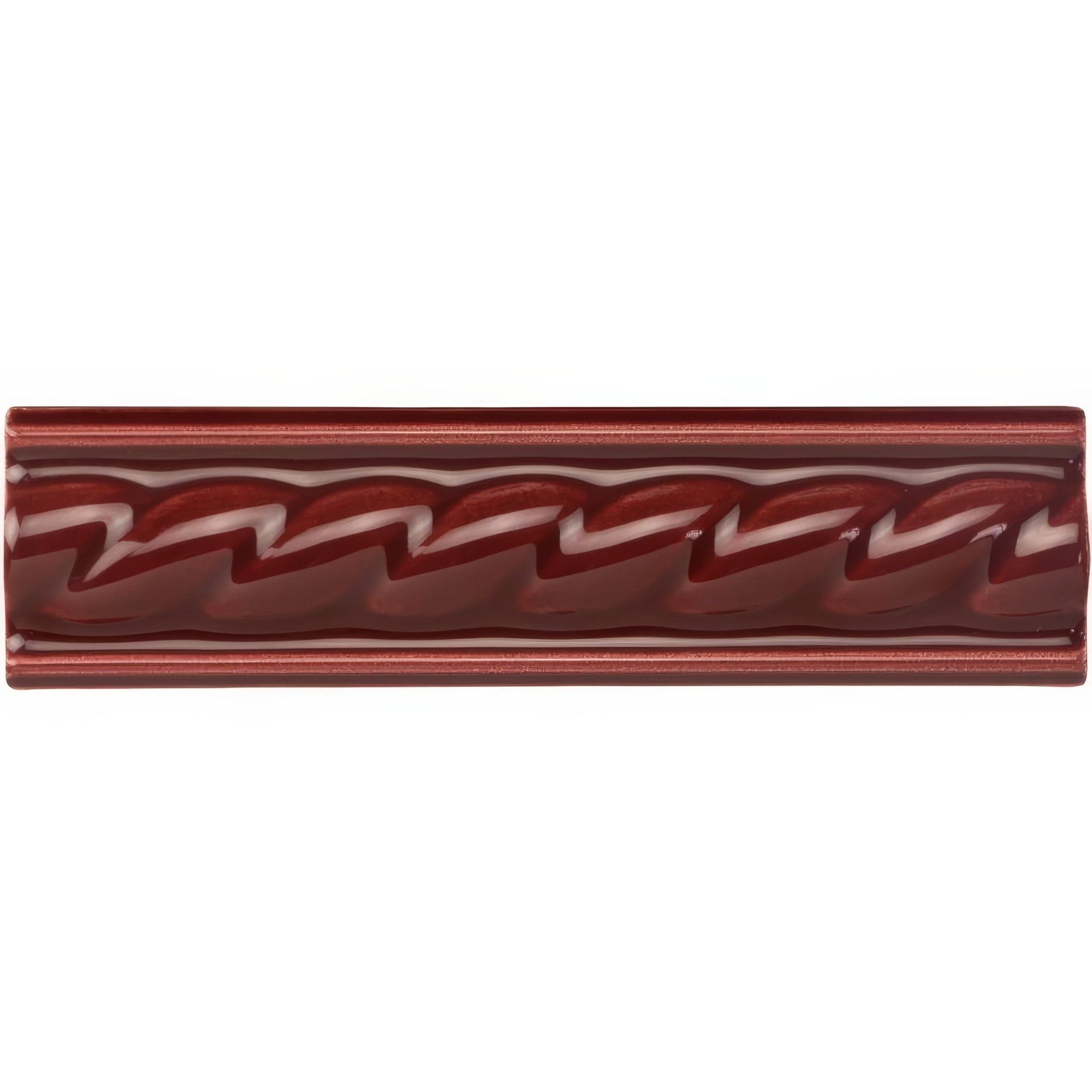 Burgundy Rope Moulding - Hyperion Tiles