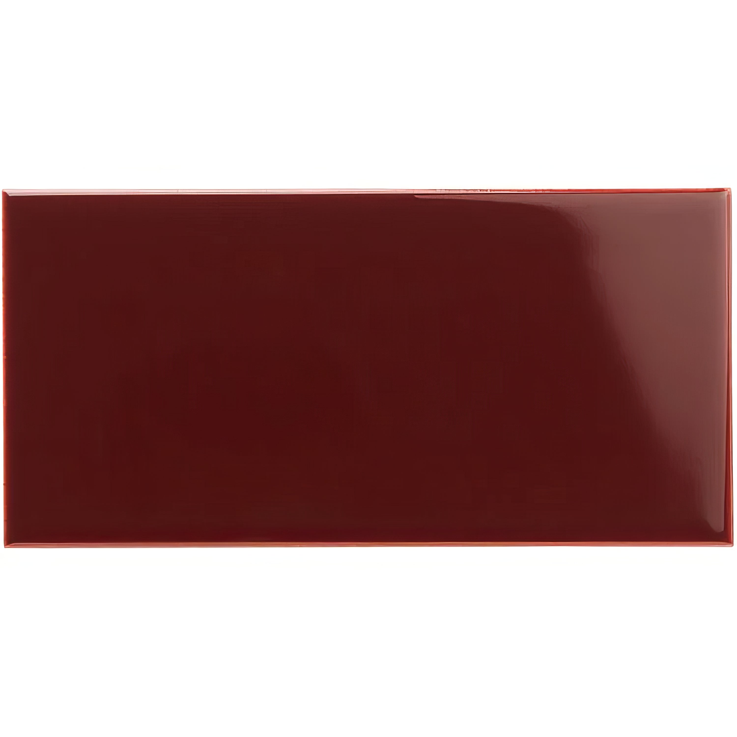 Burgundy Half Tile - Hyperion Tiles