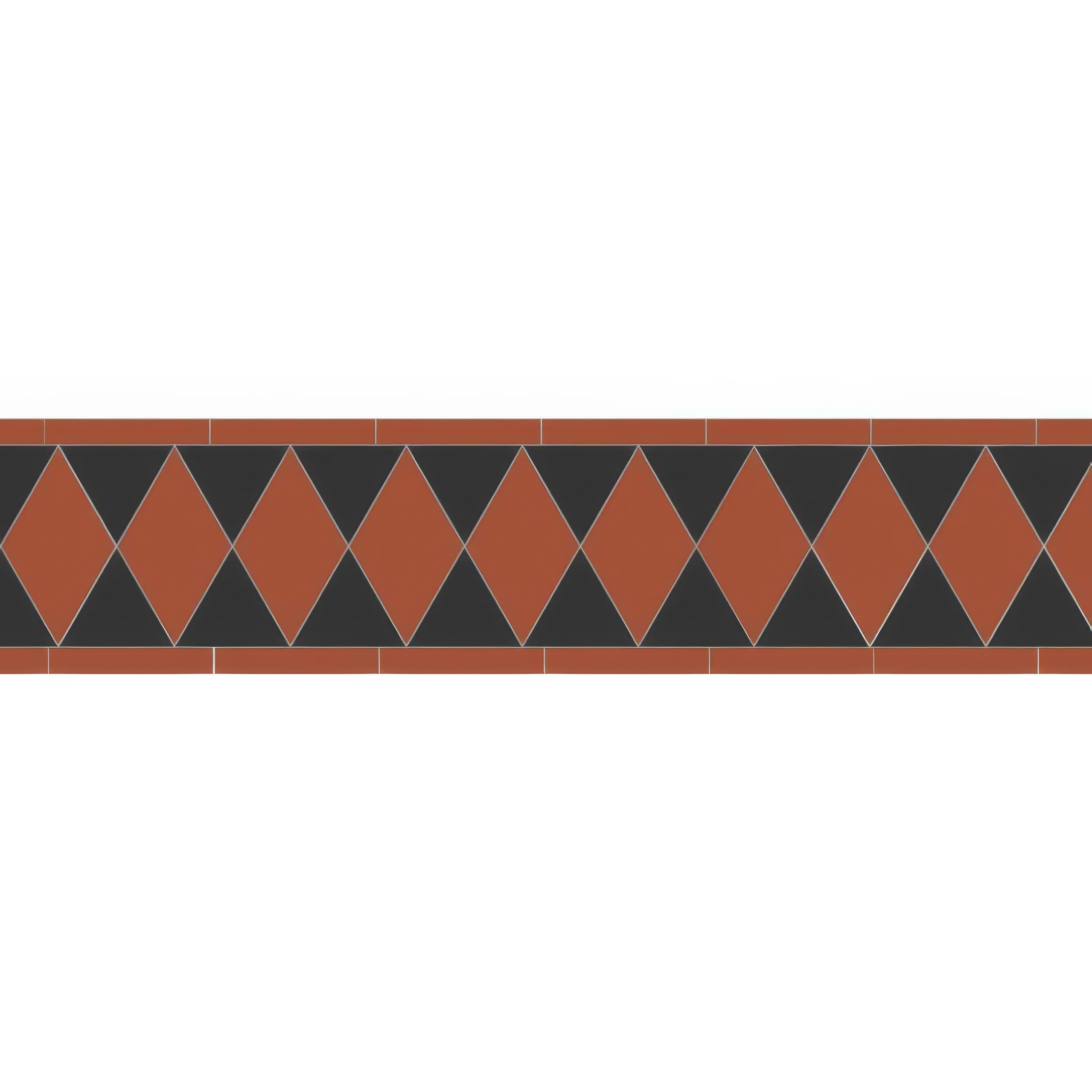 Burns Black and Red By Hyperion Tiles