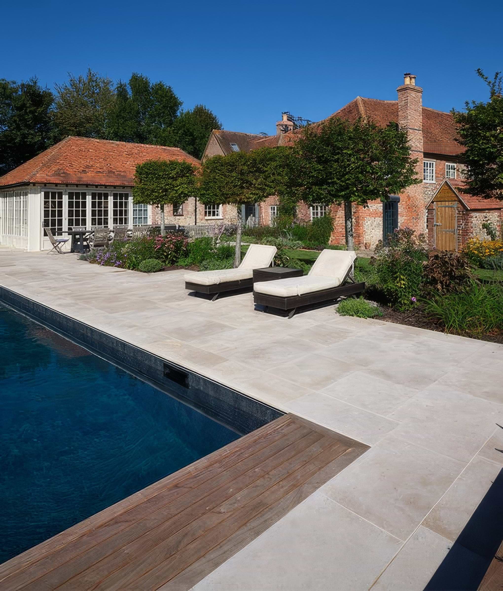 Buscot Limestone Paving Etched Finish By Hyperion Tiles