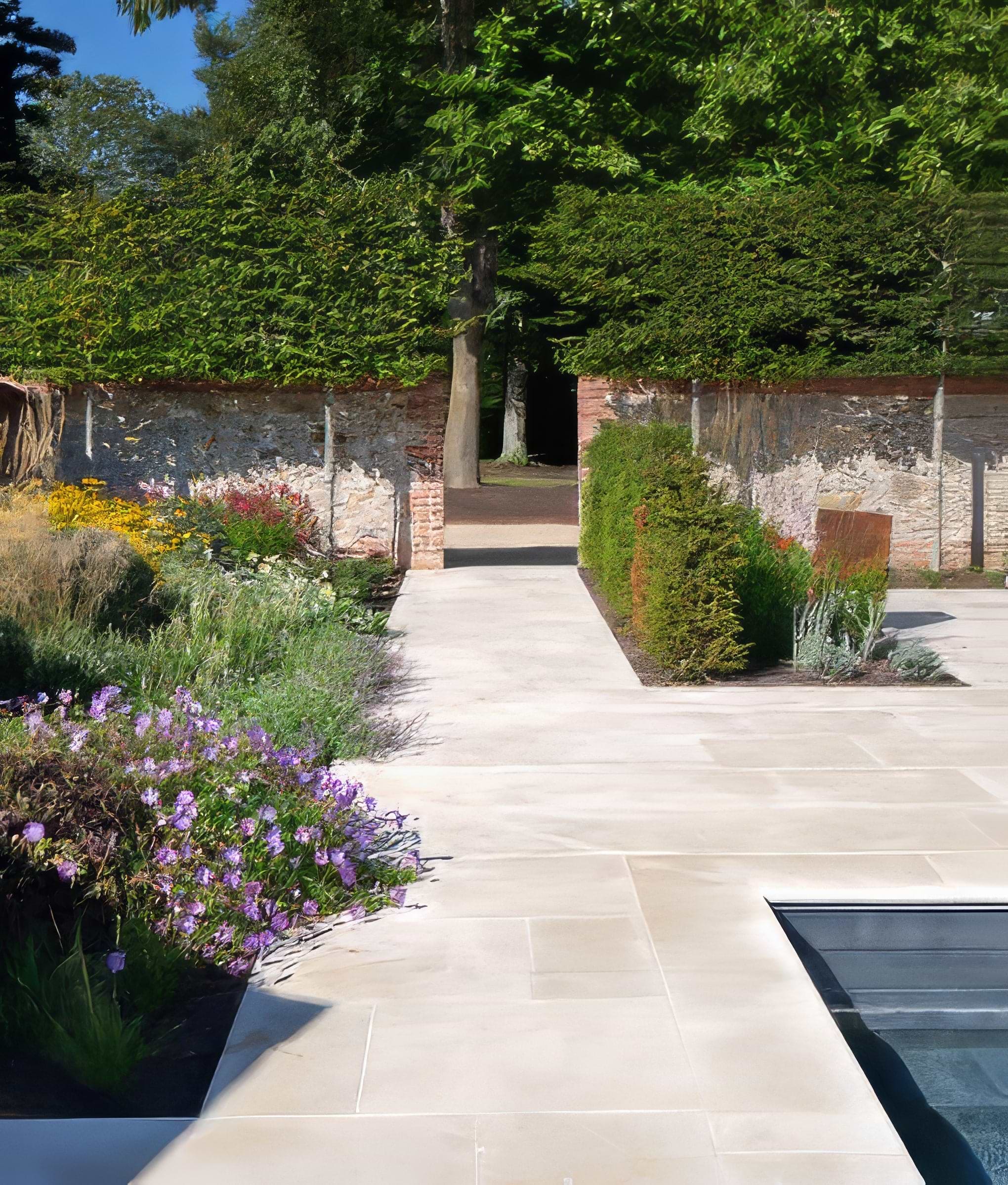 Buscot Limestone Paving Etched Finish By Hyperion Tiles