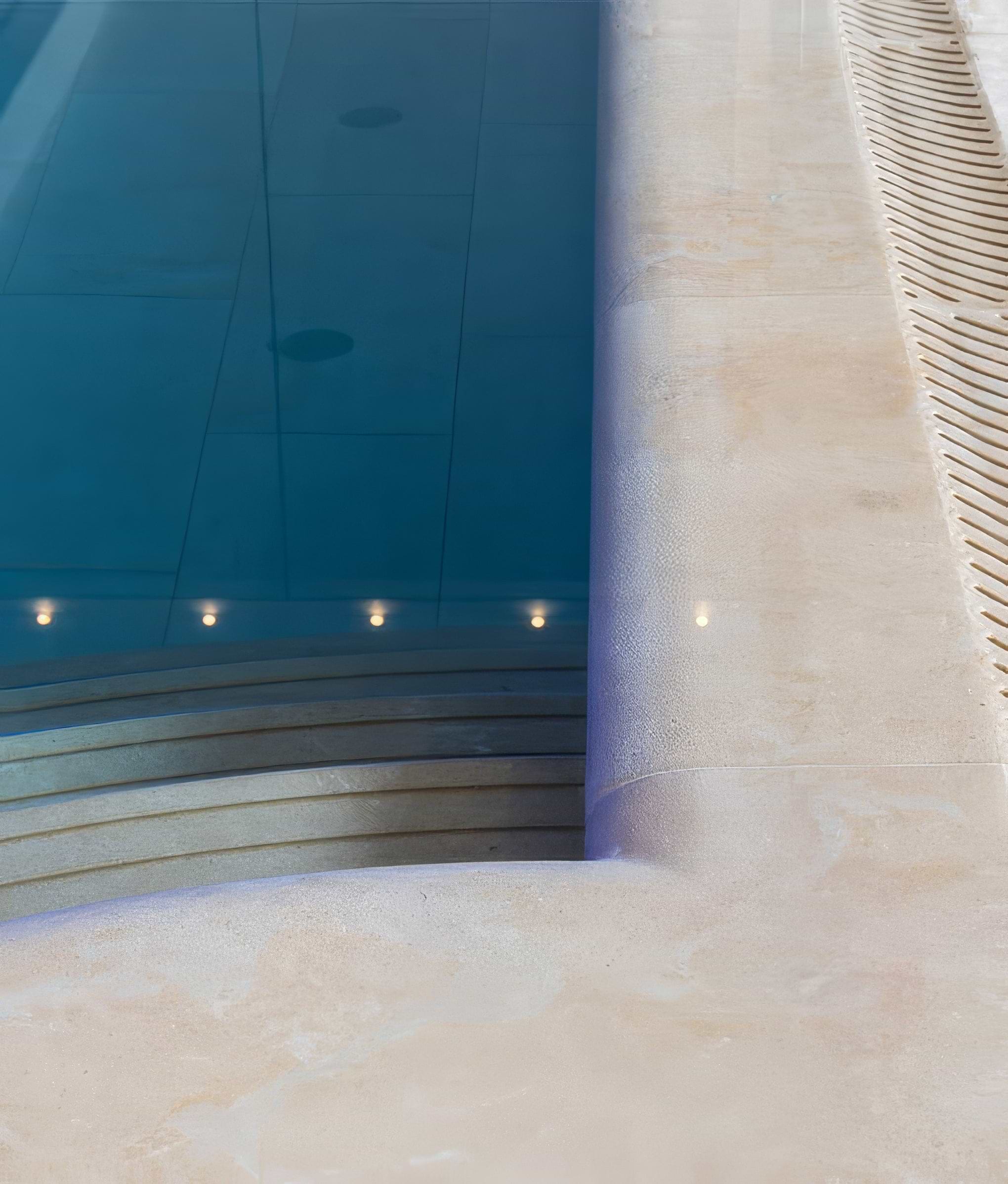 Buscot Limestone Etched Bullnose Coping By Hyperion Tiles