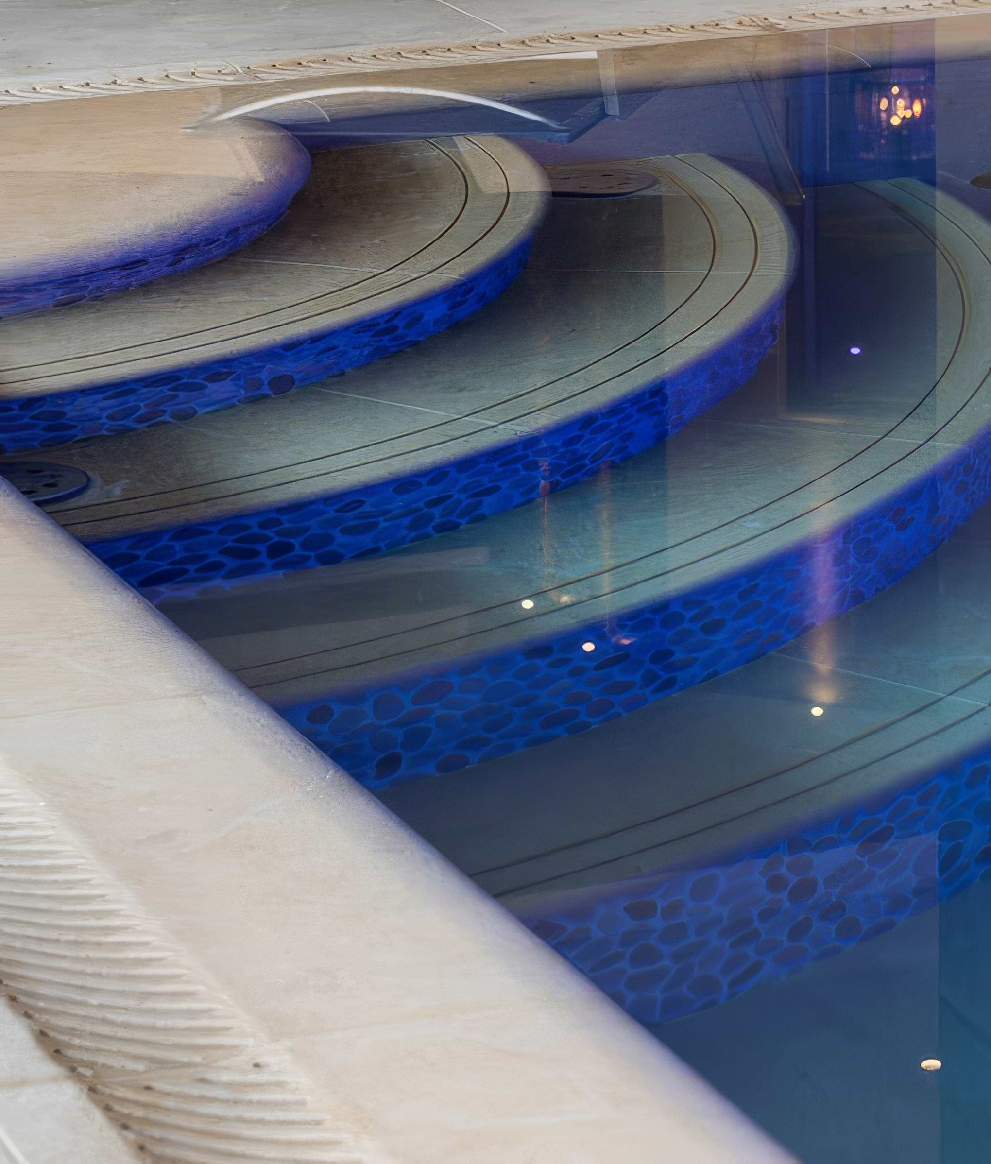 Buscot Limestone Etched Bullnose Coping By Hyperion Tiles