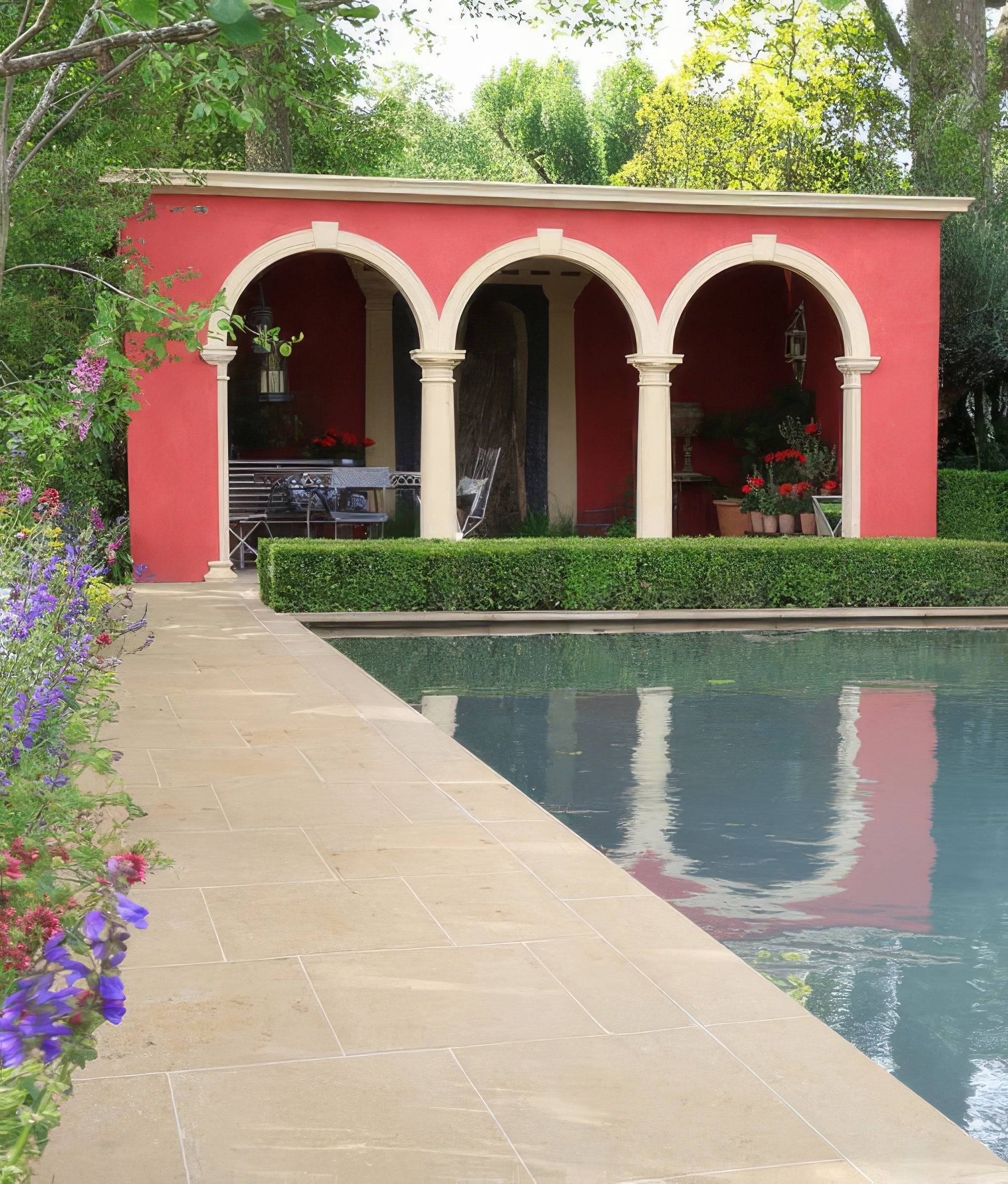 Buscot Limestone Paving Tumbled & Etched Finish By Hyperion Tiles