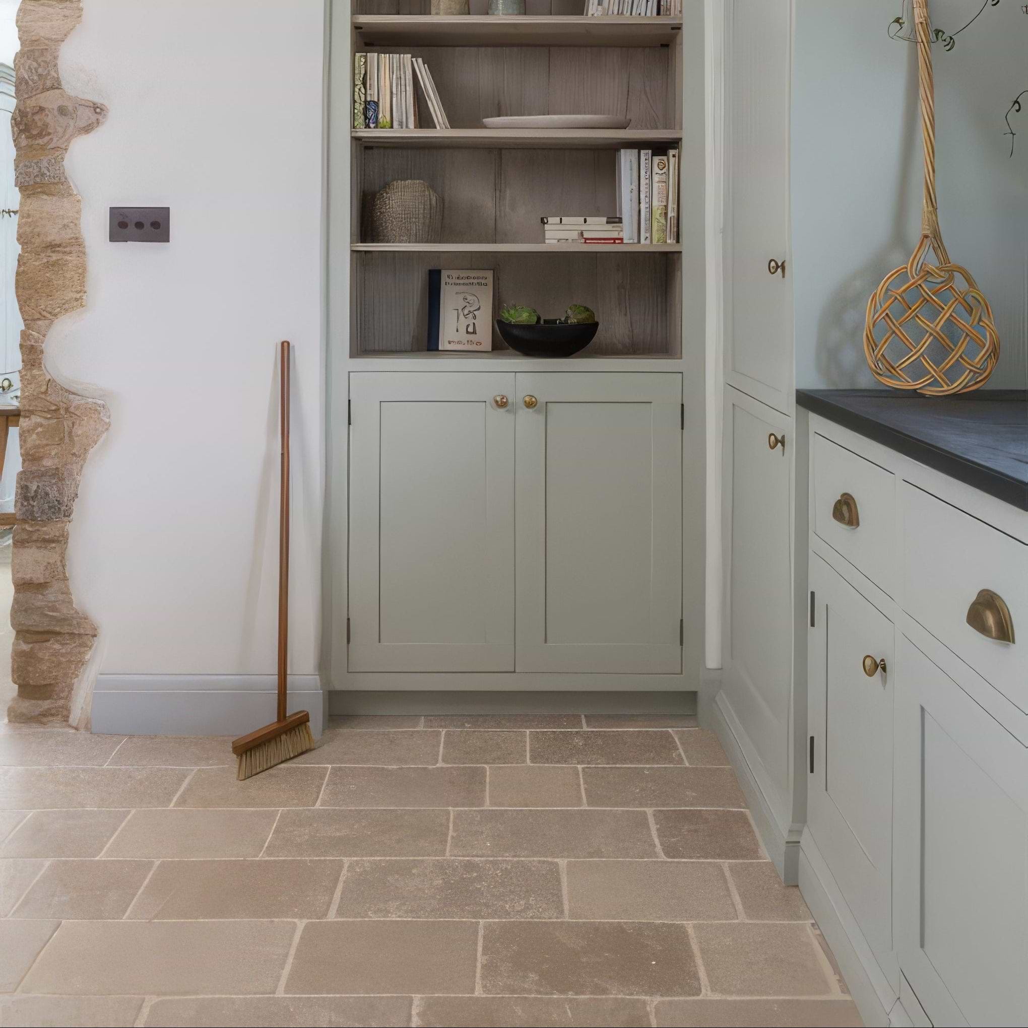 Buscot Limestone Cobble Tumbled & Etched Finish By Hyperion Tiles