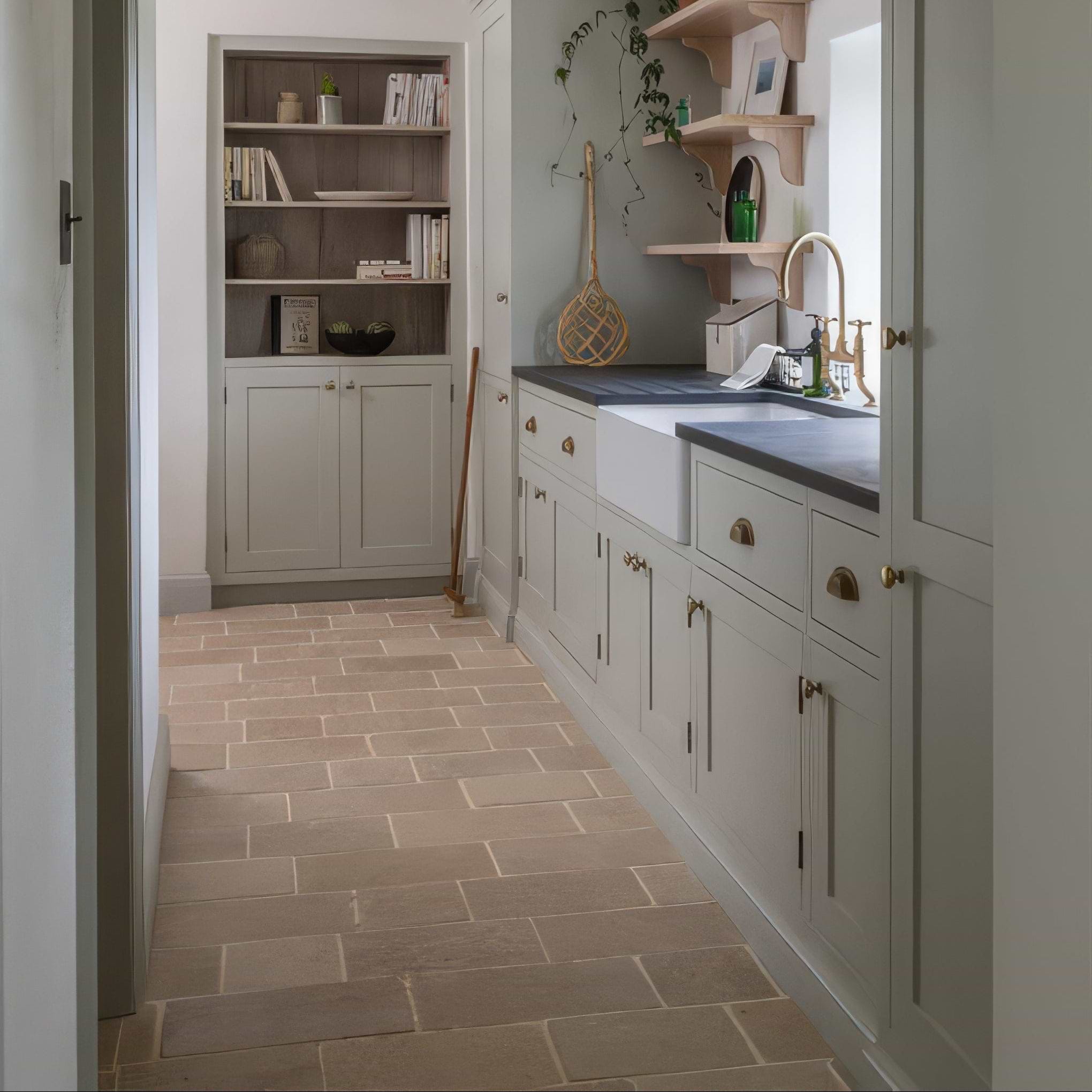 Buscot Limestone Cobble Tumbled & Etched Finish By Hyperion Tiles