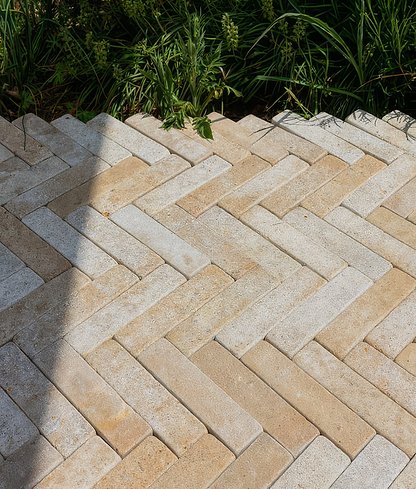Buscot Limestone Tumbled & Etched Klinkers From Hyperion Tiles