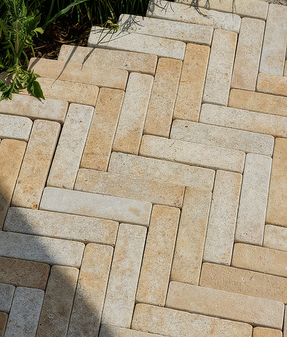 Buscot Limestone Tumbled & Etched Klinkers From Hyperion Tiles