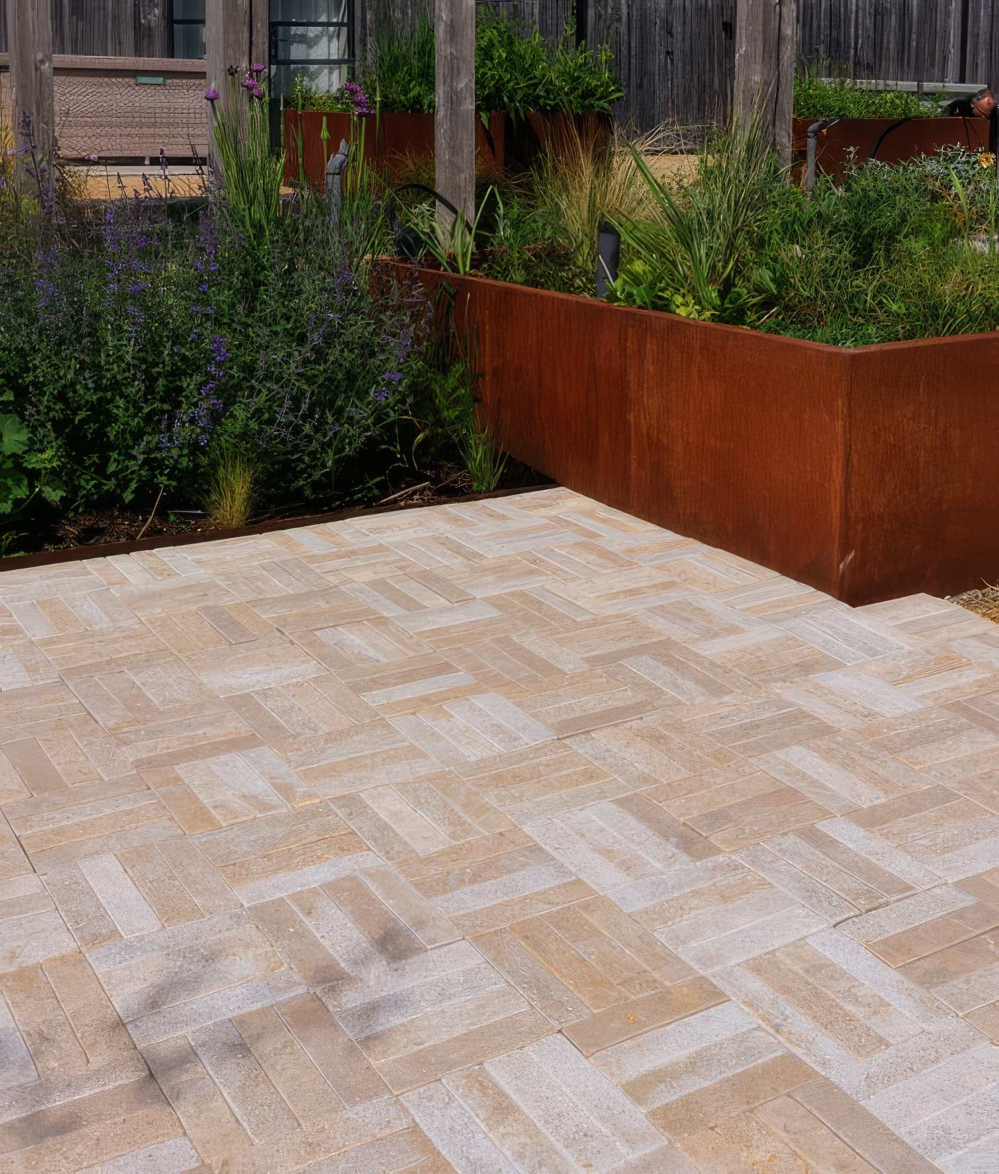 Buscot Limestone Tumbled & Etched Klinkers From Hyperion Tiles