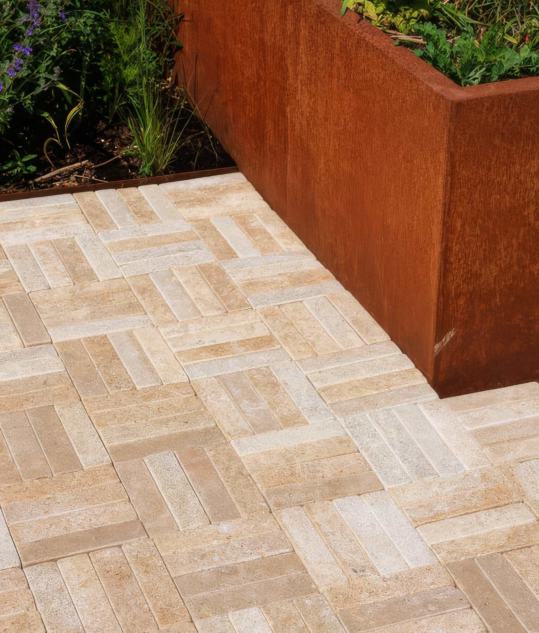 Buscot Limestone Tumbled & Etched Klinkers From Hyperion Tiles