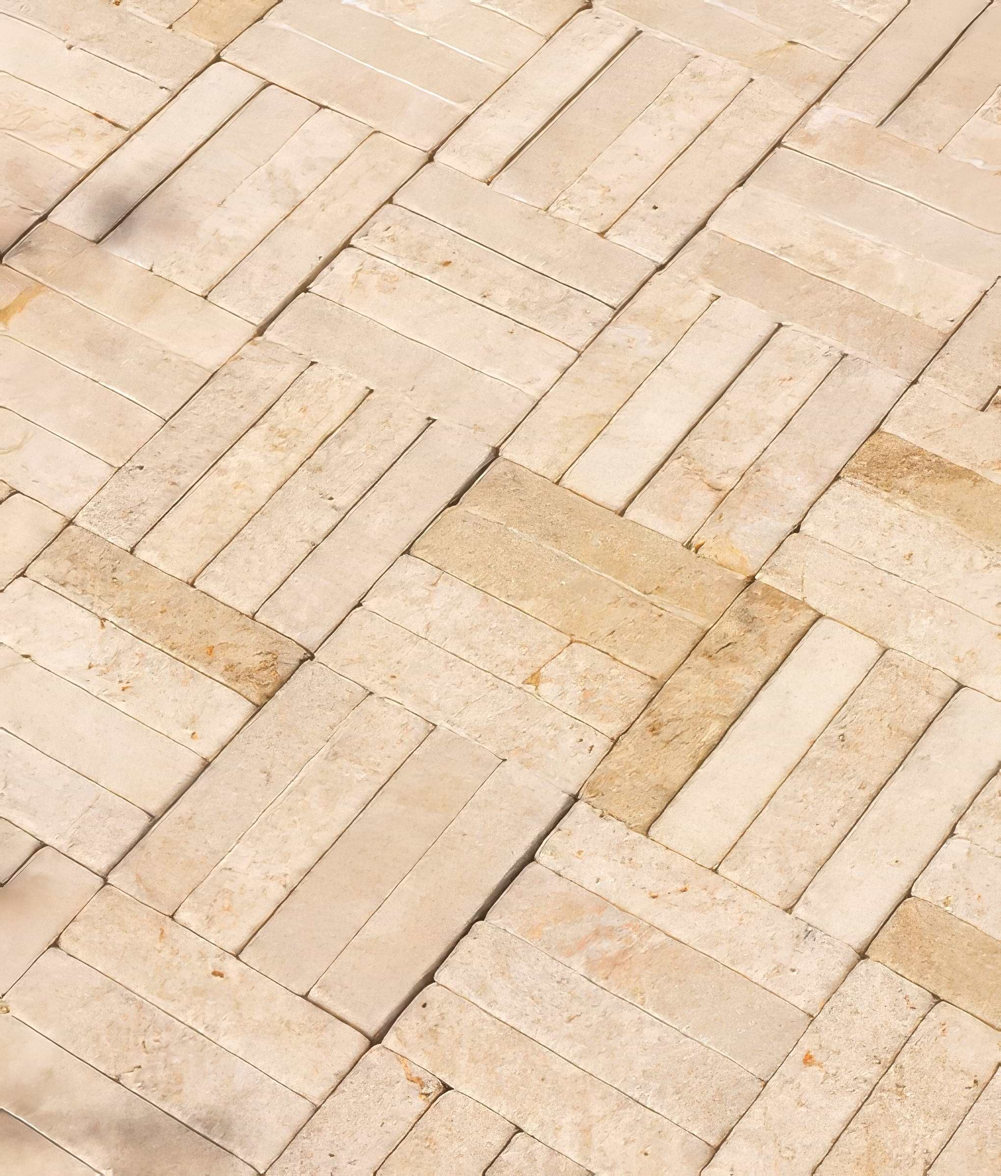 Buscot Limestone Tumbled & Etched Klinkers From Hyperion Tiles