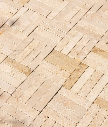 Buscot Limestone Tumbled & Etched Klinkers From Hyperion Tiles