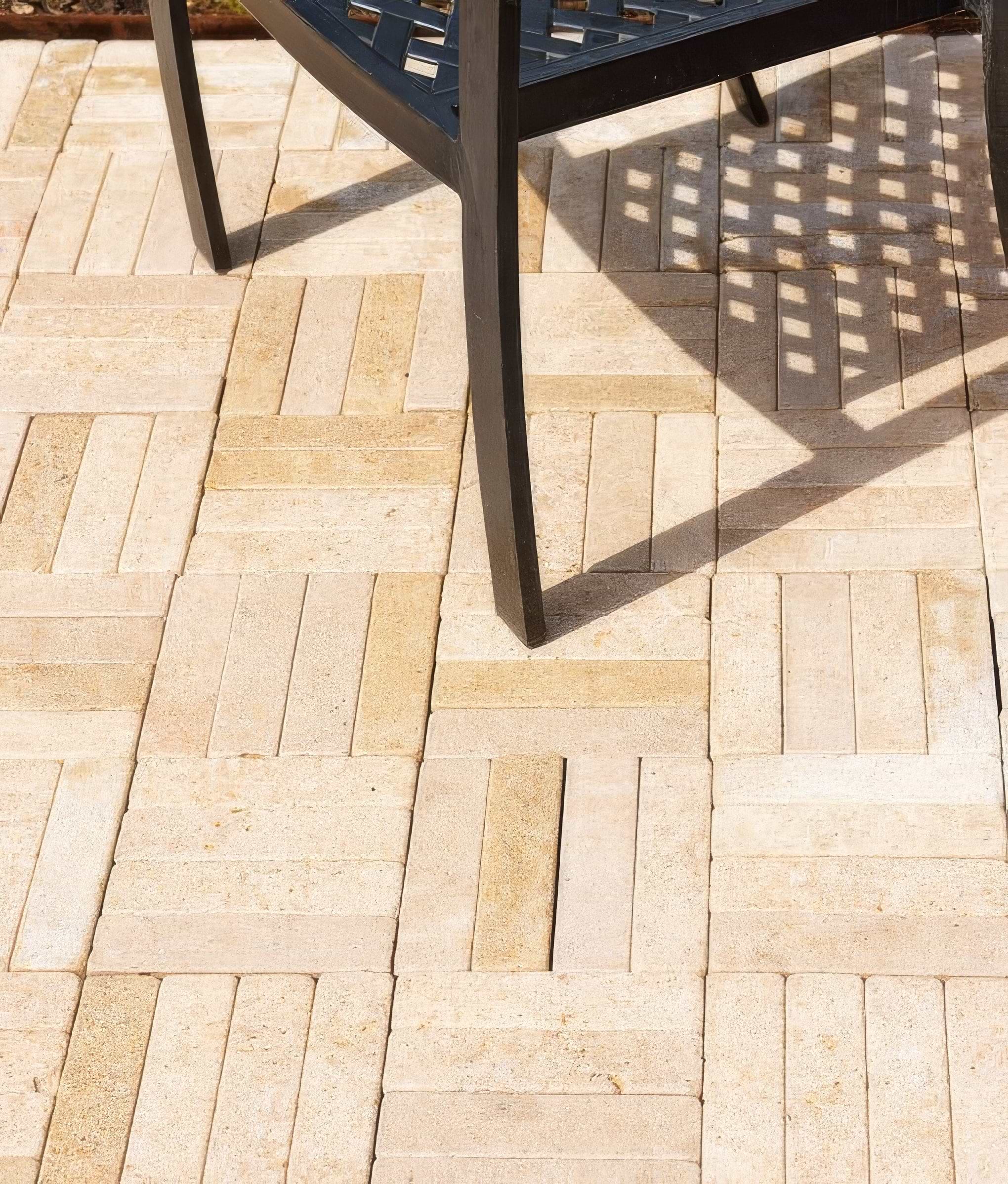 Buscot Limestone Tumbled & Etched Klinkers From Hyperion Tiles