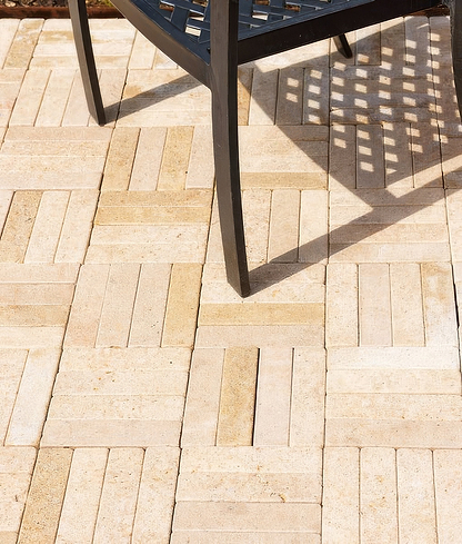 Buscot Limestone Tumbled & Etched Klinkers From Hyperion Tiles
