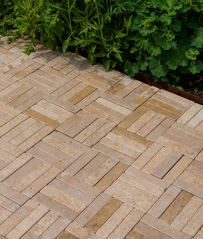 Buscot Limestone Tumbled & Etched Klinkers From Hyperion Tiles